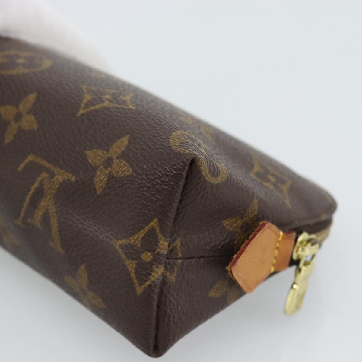 LOUIS VUITTON Monogram Pochette Cosmetic PM Pouch M43998 LV Auth 193991A