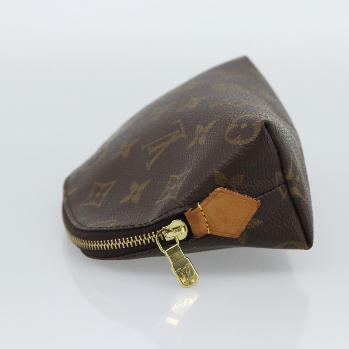 LOUIS VUITTON Monogram Pochette Cosmetic PM Pouch M43998 LV Auth 193991A