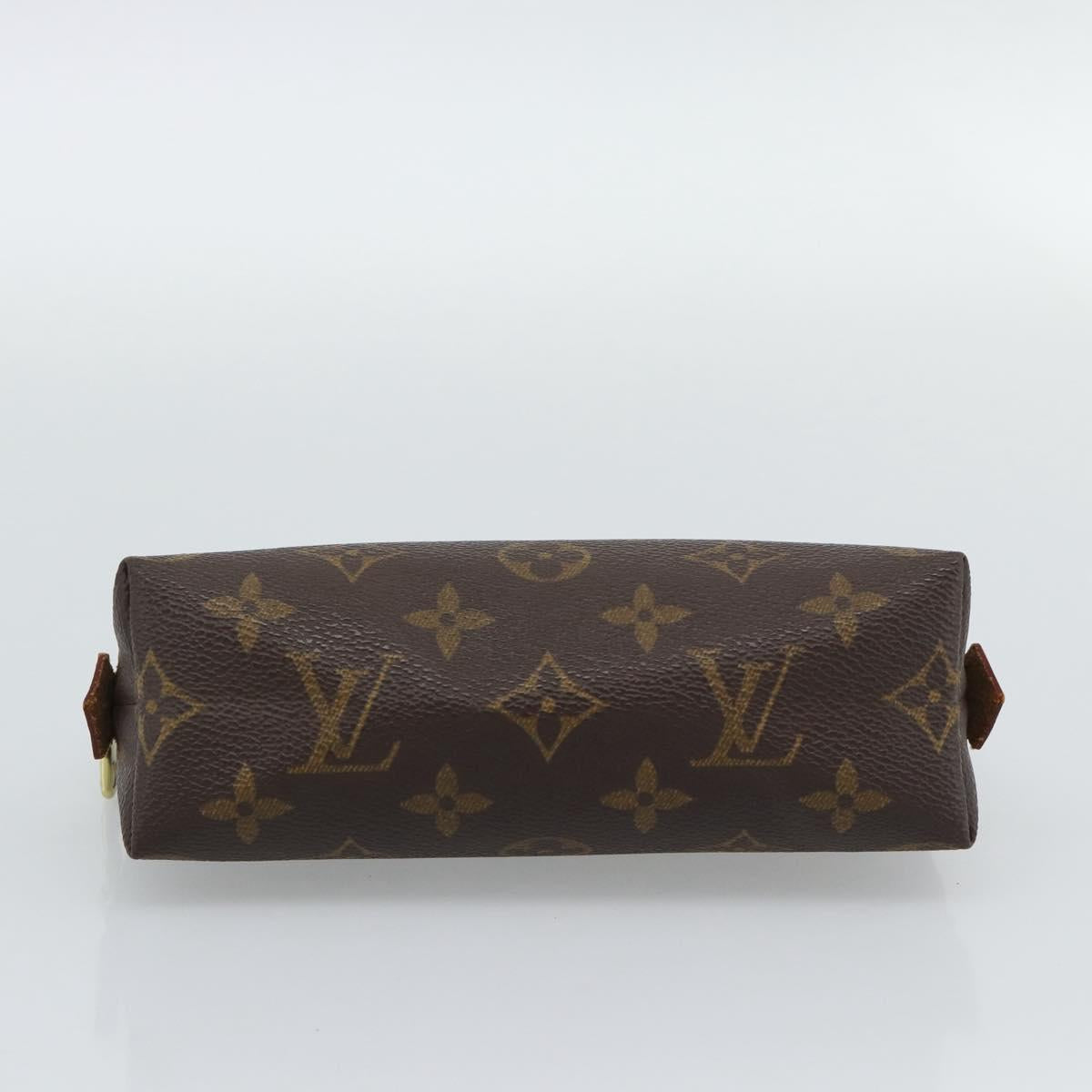 LOUIS VUITTON Monogram Pochette Cosmetic PM Pouch M43998 LV Auth 193991A