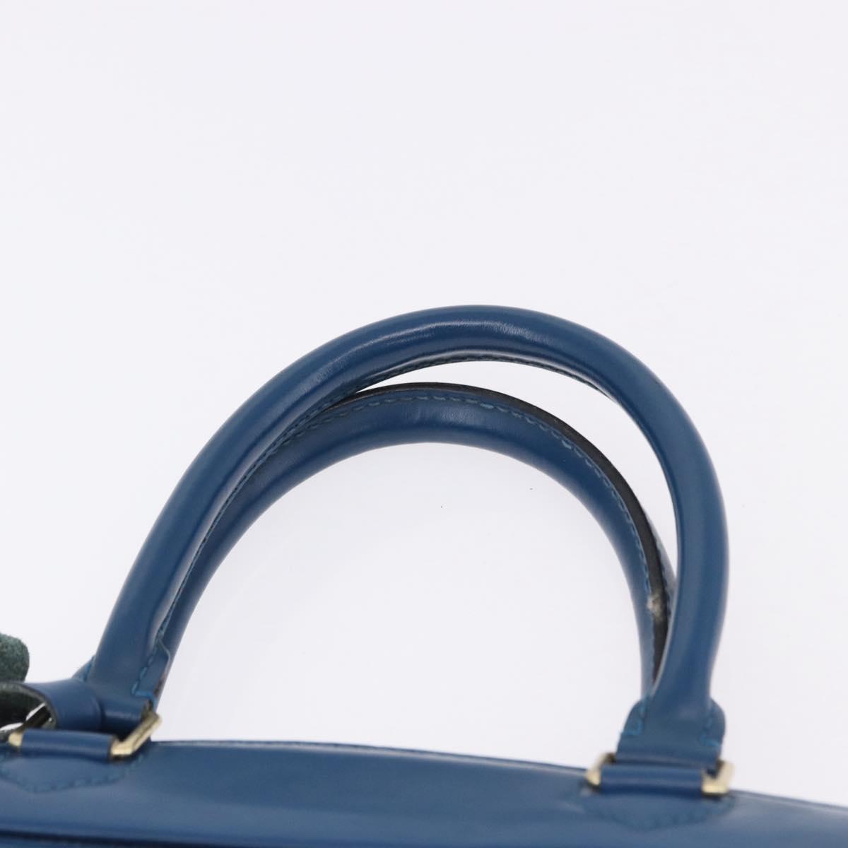 LOUIS VUITTON Epi Riviera Hand Bag Blue M48185 LV Auth 194016