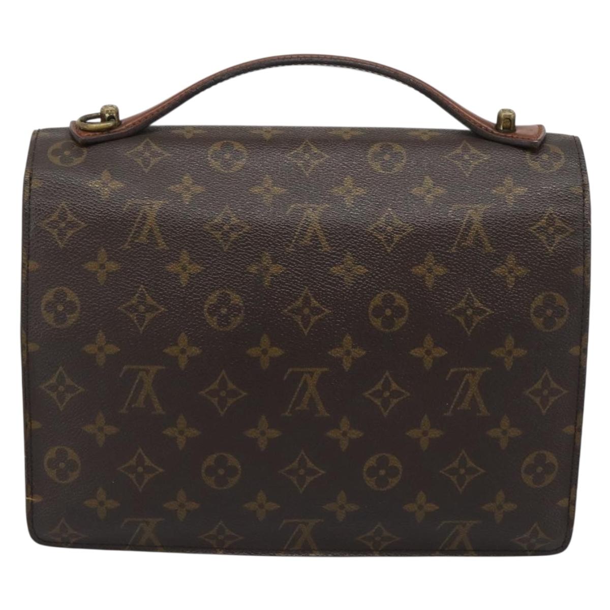 LOUIS VUITTON Monogram Monceau 28 Hand Bag M51185 LV Auth 194022