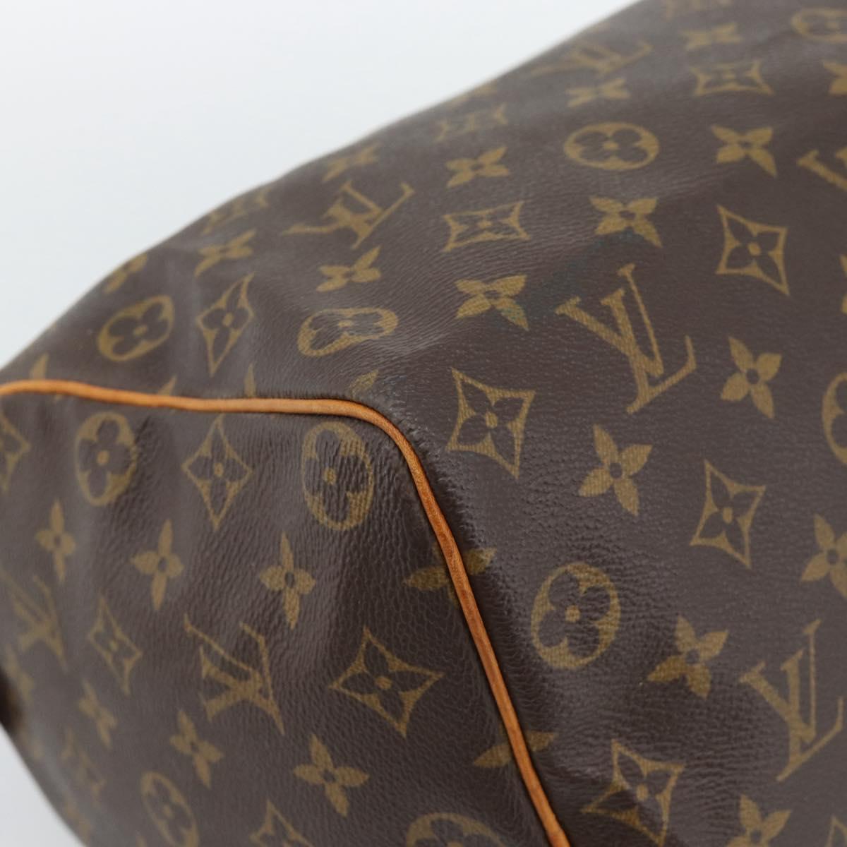 LOUIS VUITTON Monogram Speedy 35 Hand Bag M41524 LV Auth 194030V