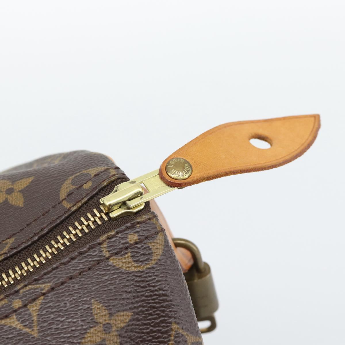 LOUIS VUITTON Monogram Speedy 35 Hand Bag M41524 LV Auth 194030V