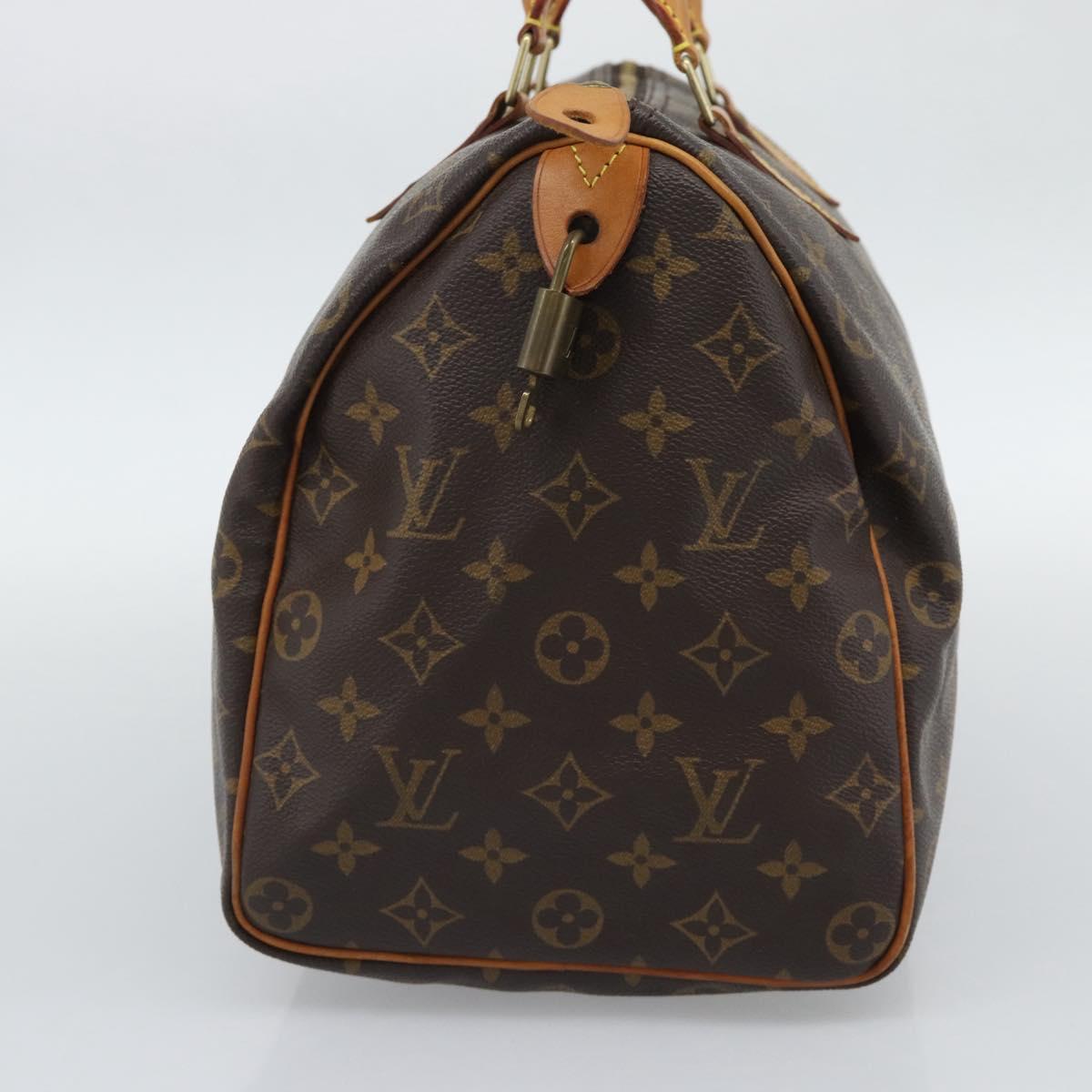 LOUIS VUITTON Monogram Speedy 35 Hand Bag M41524 LV Auth 194030V