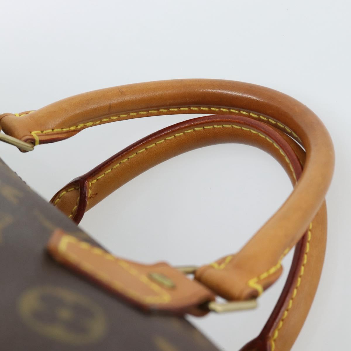 LOUIS VUITTON Monogram Speedy 35 Hand Bag M41524 LV Auth 194030V