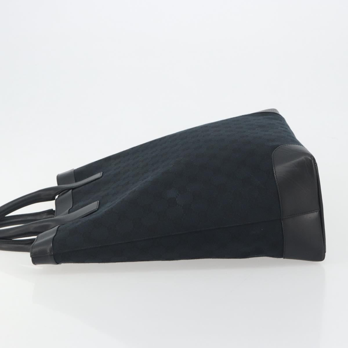GUCCI GG Canvas Hand Bag Black 002 1121 1669 Auth 194041A