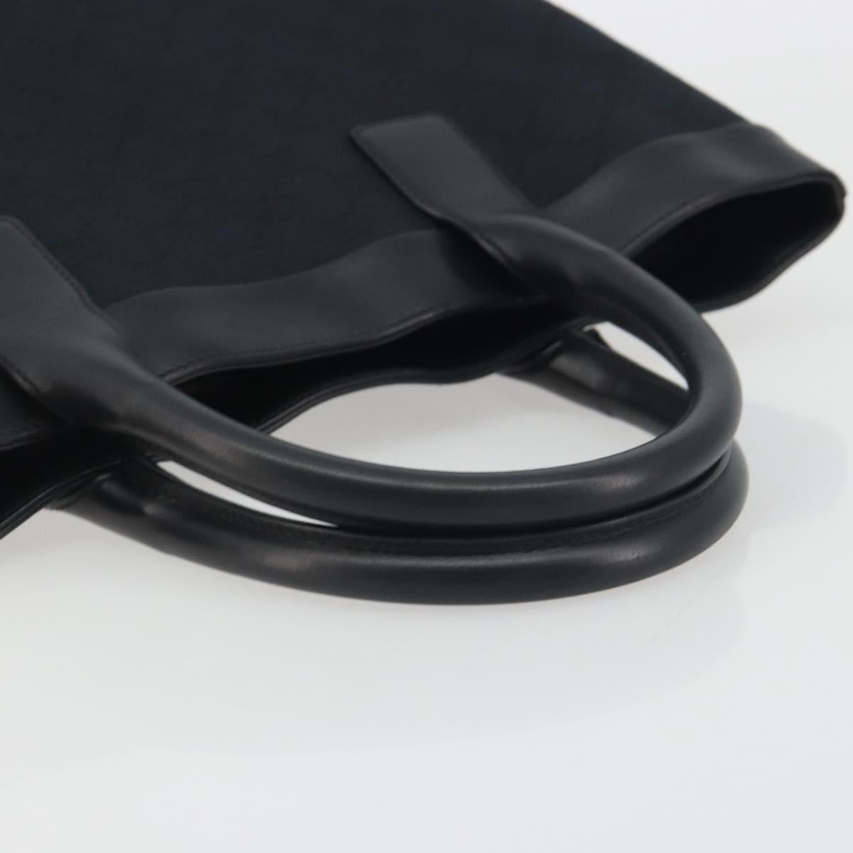 GUCCI GG Canvas Hand Bag Black 002 1121 1669 Auth 194041A