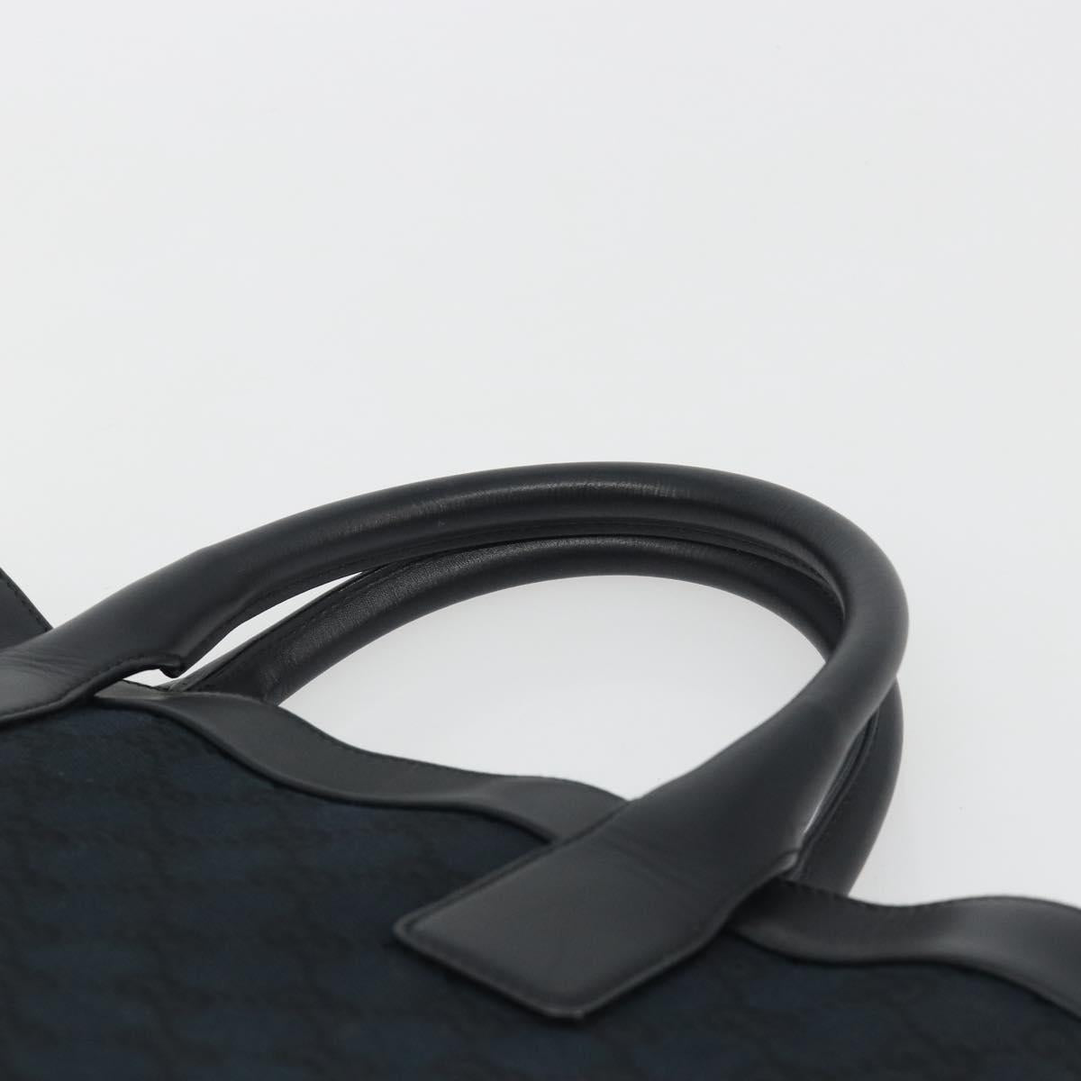 GUCCI GG Canvas Hand Bag Black 002 1121 1669 Auth 194041A