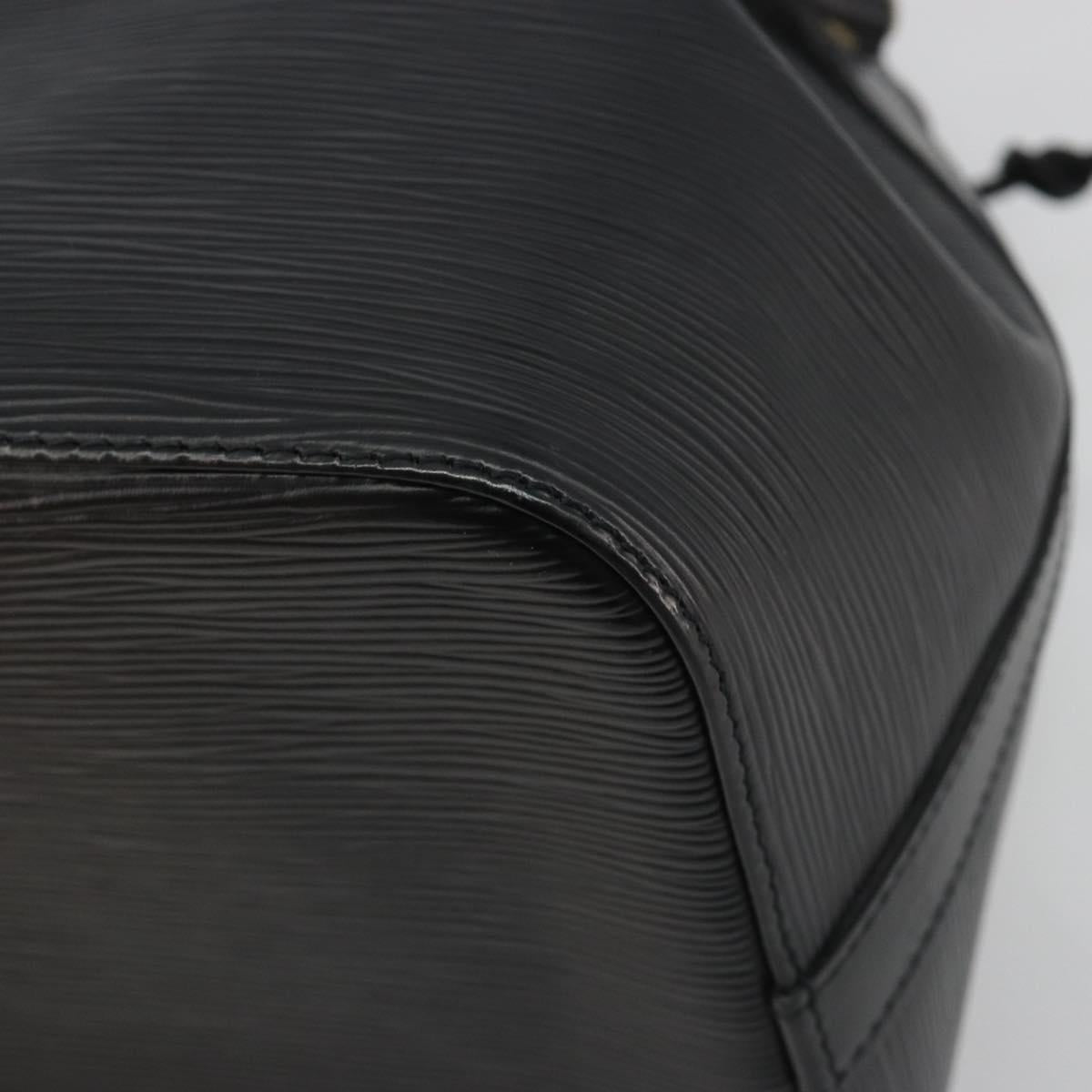 LOUIS VUITTON Epi Petit Noe Shoulder Bag Black M44102 LV Auth 194044V