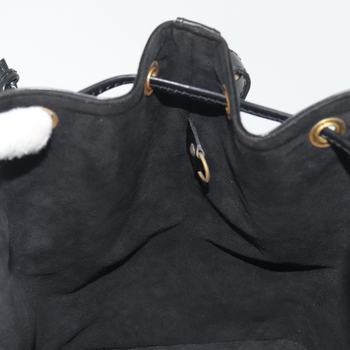 LOUIS VUITTON Epi Petit Noe Shoulder Bag Black M44102 LV Auth 194044V