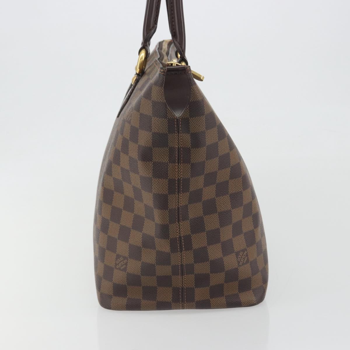 LOUIS VUITTON Damier Ebene Saleya MM Tote Bag N51182 LV Auth 194048V