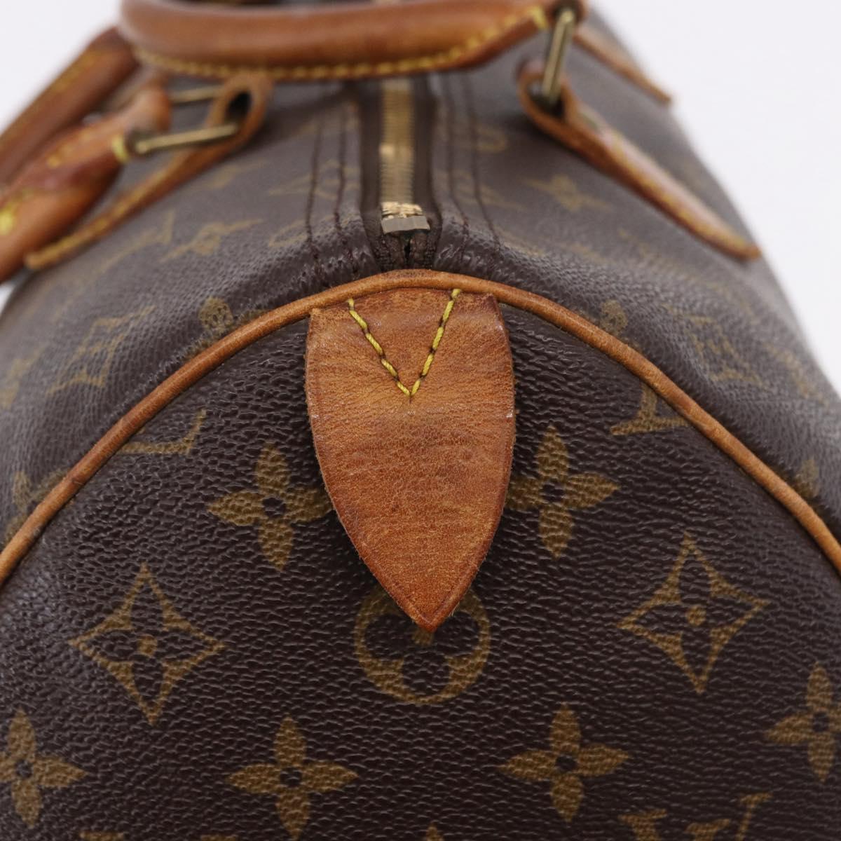 LOUIS VUITTON Monogram Speedy 30 Hand Bag M41526 LV Auth 194049A