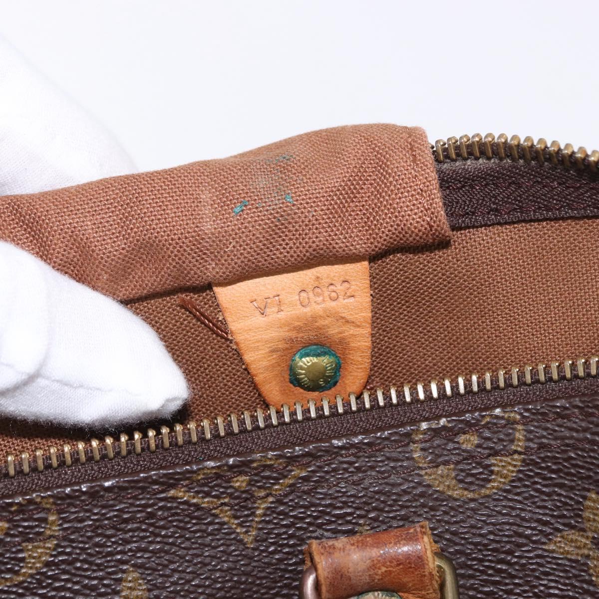 LOUIS VUITTON Monogram Speedy 30 Hand Bag M41526 LV Auth 194049A