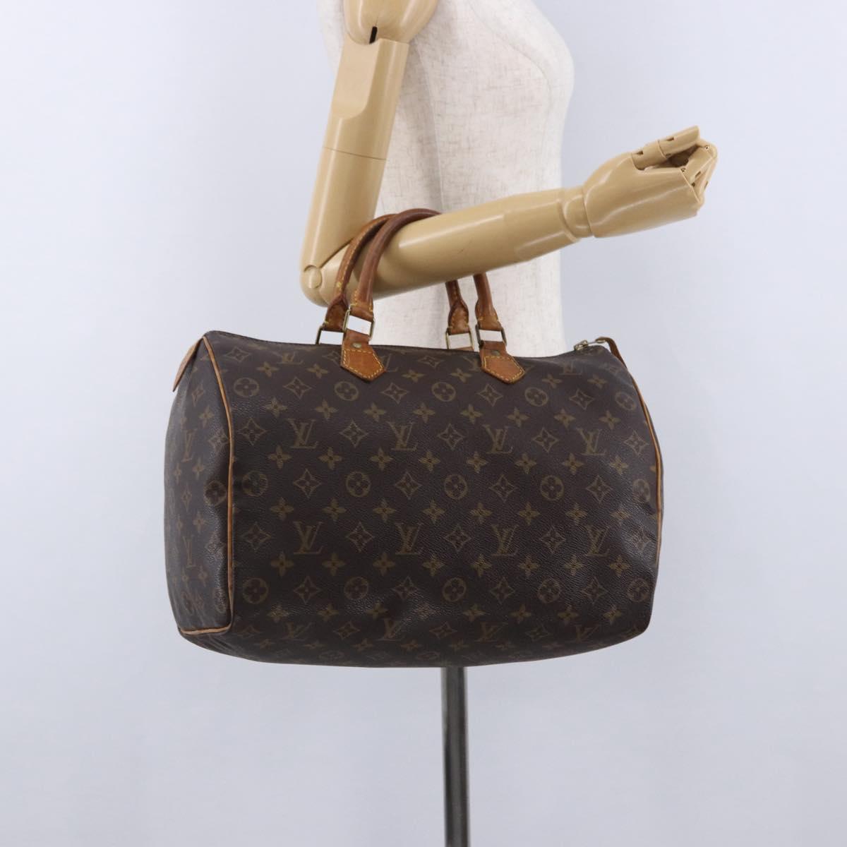 LOUIS VUITTON Monogram Speedy 30 Hand Bag M41526 LV Auth 194049A