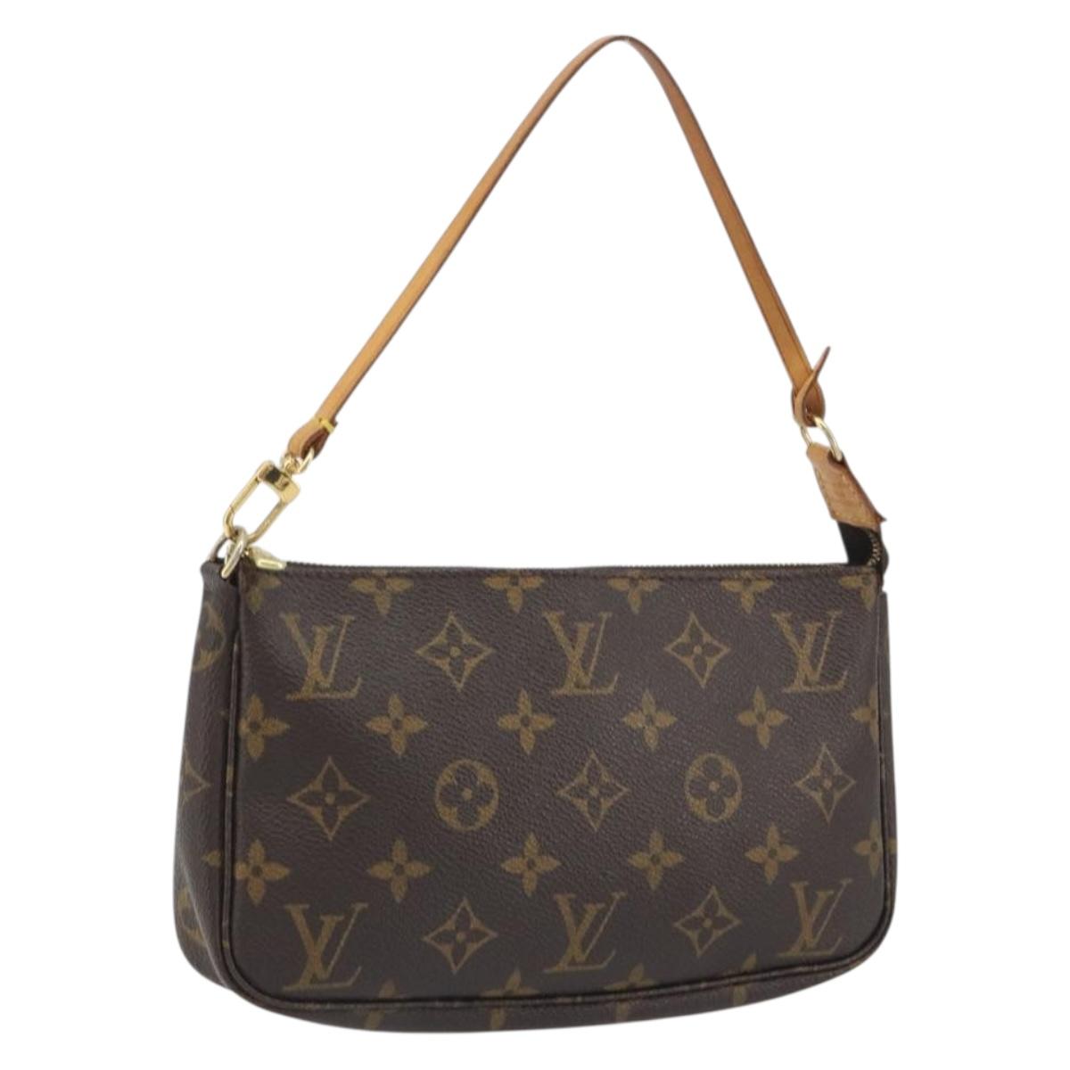 LOUIS VUITTON Monogram Pochette Accessoires Pouch M51980 LV Auth 194055V