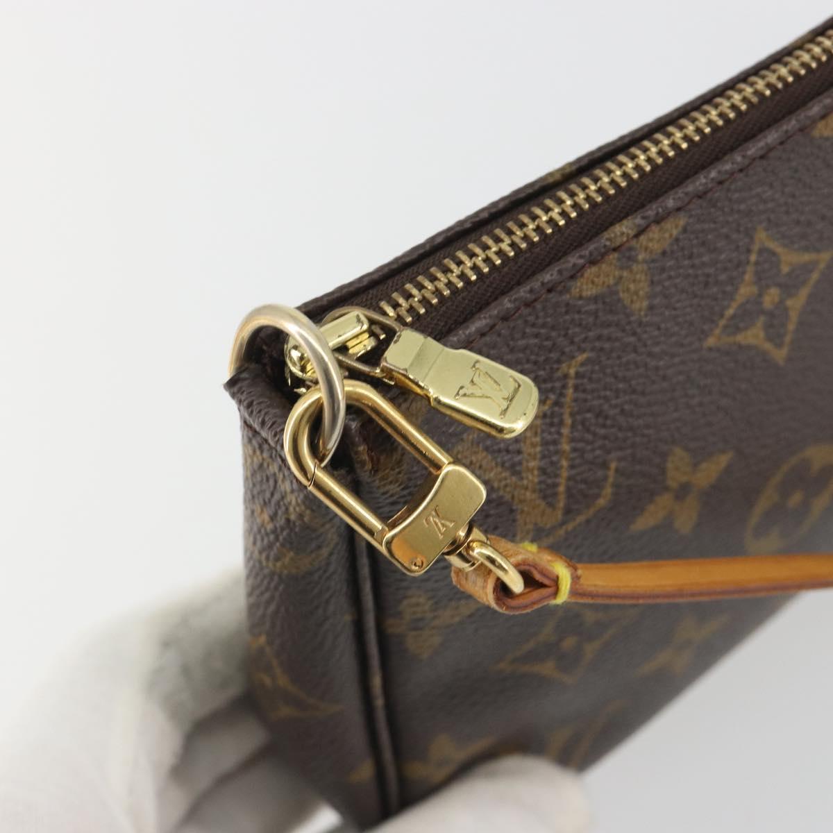LOUIS VUITTON Monogram Pochette Accessoires Pouch M51980 LV Auth 194055V