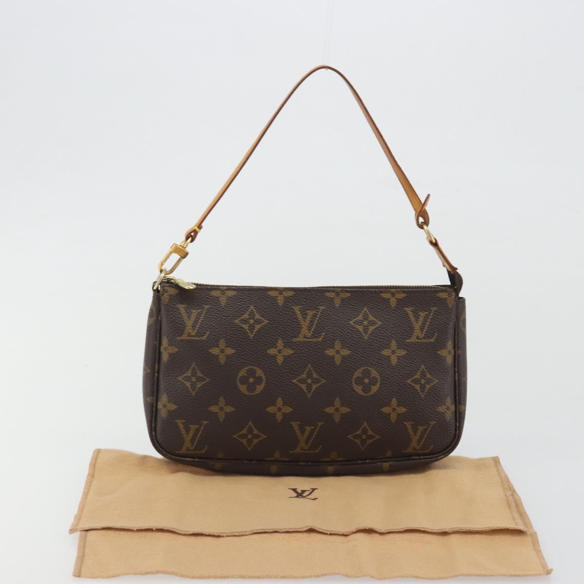 LOUIS VUITTON Monogram Pochette Accessoires Pouch M51980 LV Auth 194055V