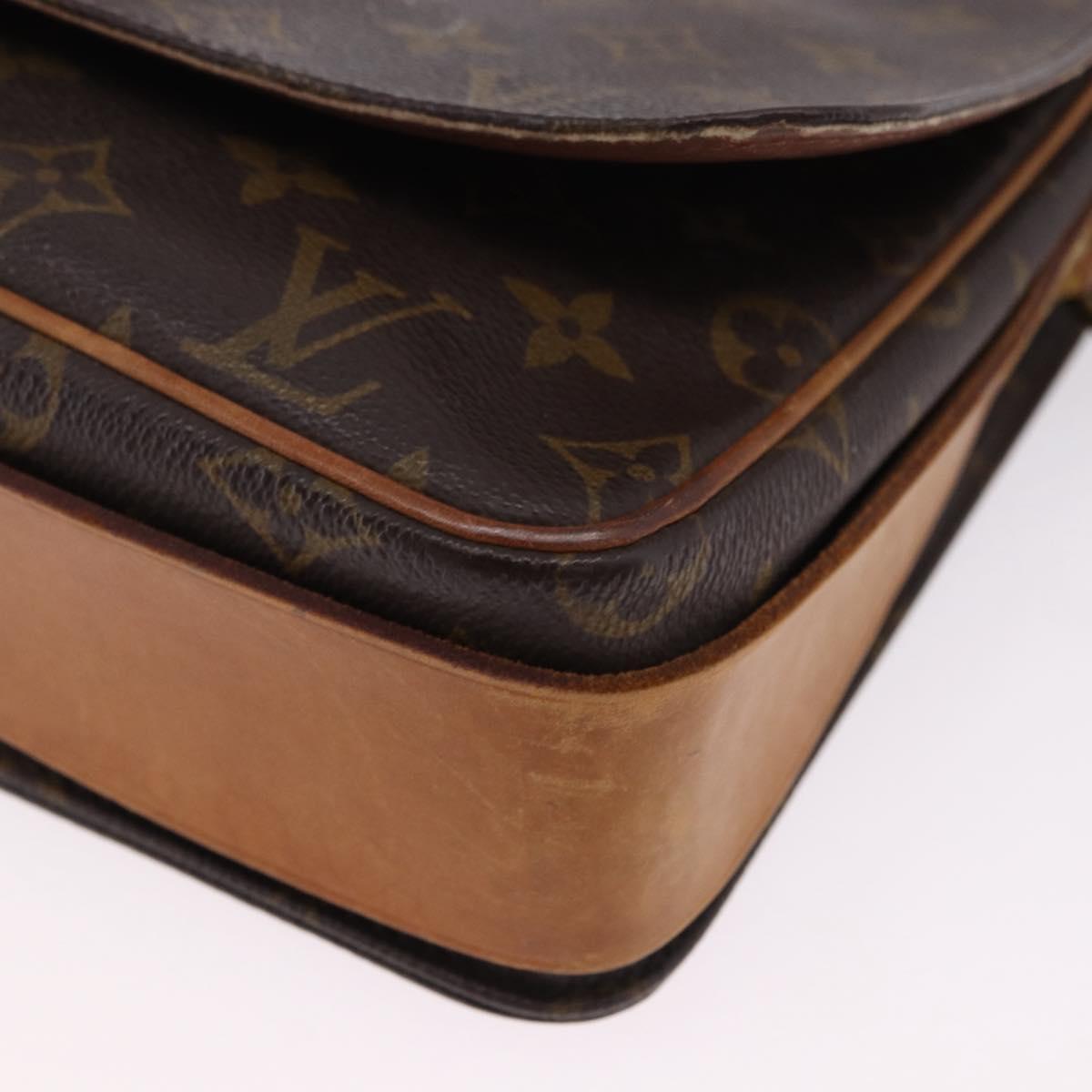 LOUIS VUITTON Monogram Cartouchiere GM Shoulder Bag M51252 LV Auth 194065