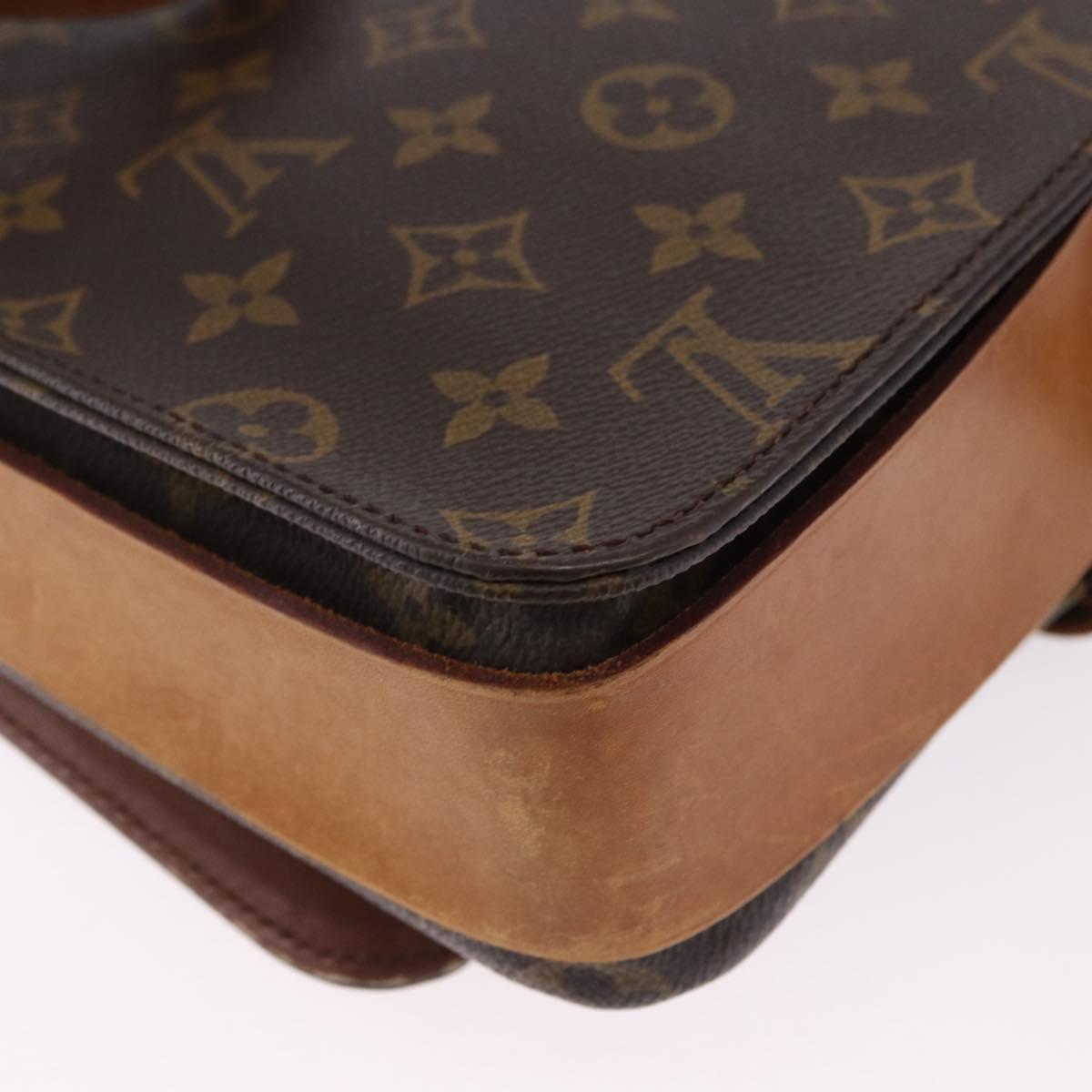 LOUIS VUITTON Monogram Cartouchiere GM Shoulder Bag M51252 LV Auth 194065