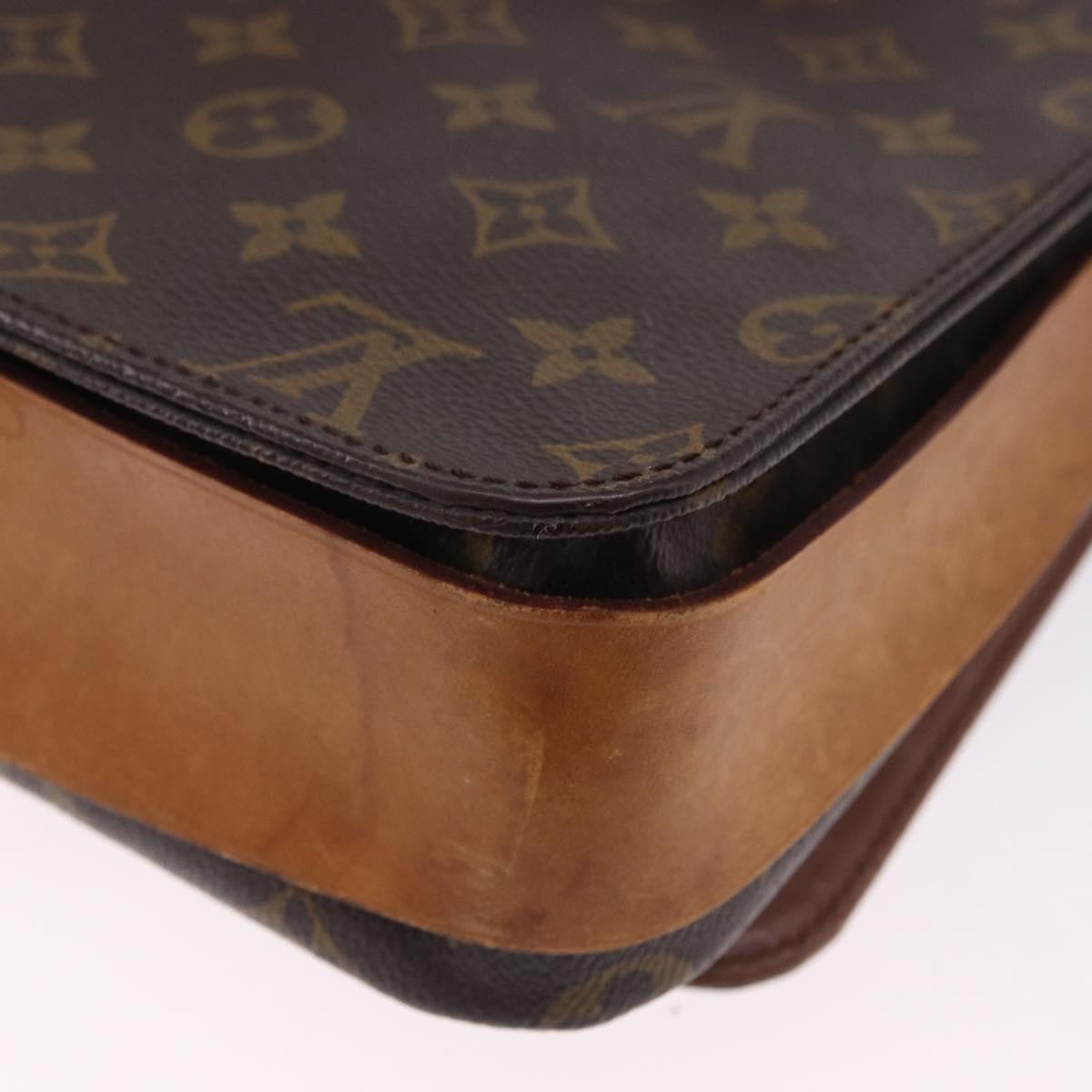 LOUIS VUITTON Monogram Cartouchiere GM Shoulder Bag M51252 LV Auth 194065