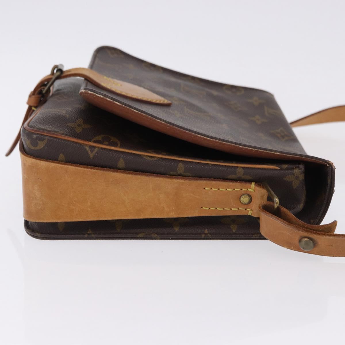 LOUIS VUITTON Monogram Cartouchiere GM Shoulder Bag M51252 LV Auth 194065