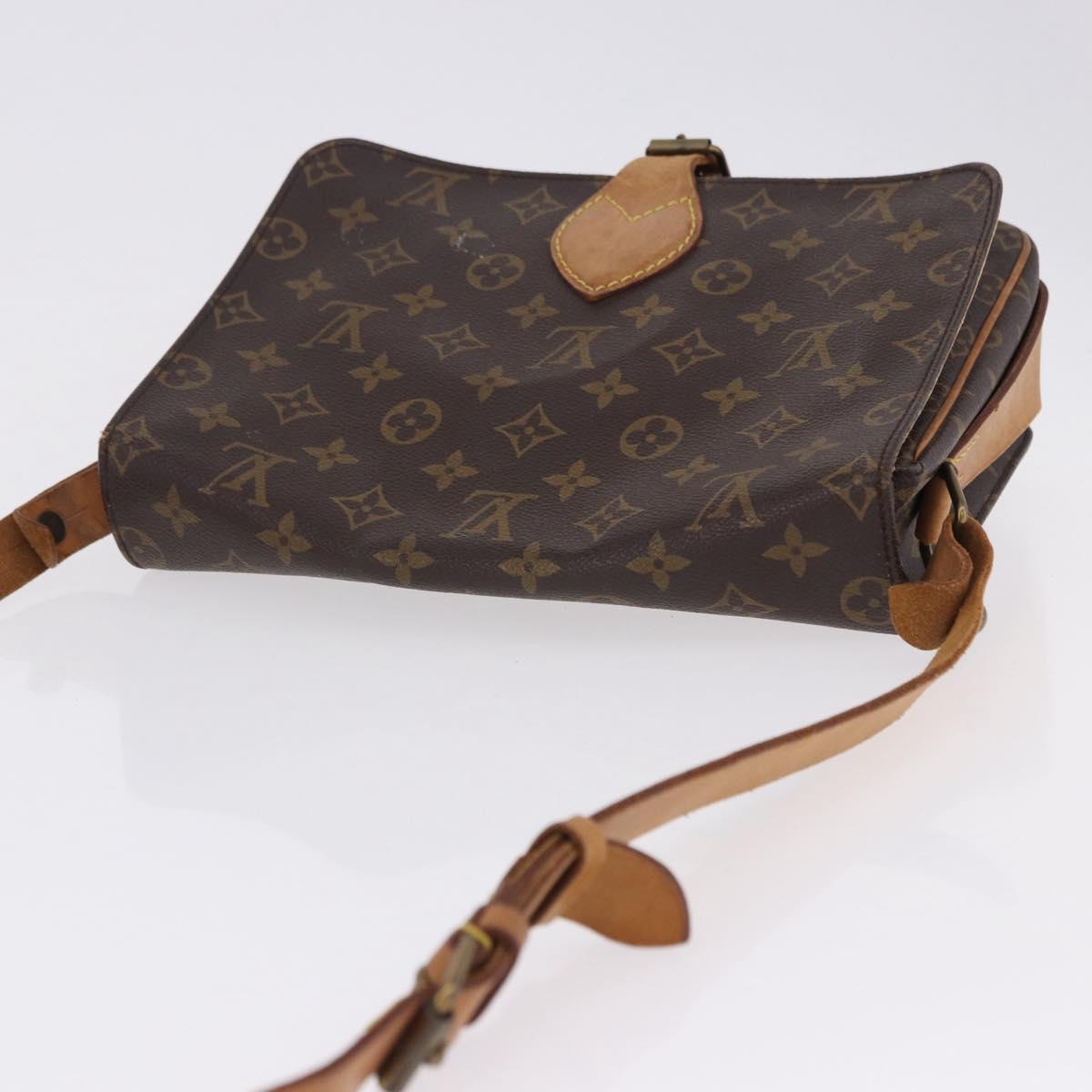LOUIS VUITTON Monogram Cartouchiere GM Shoulder Bag M51252 LV Auth 194065