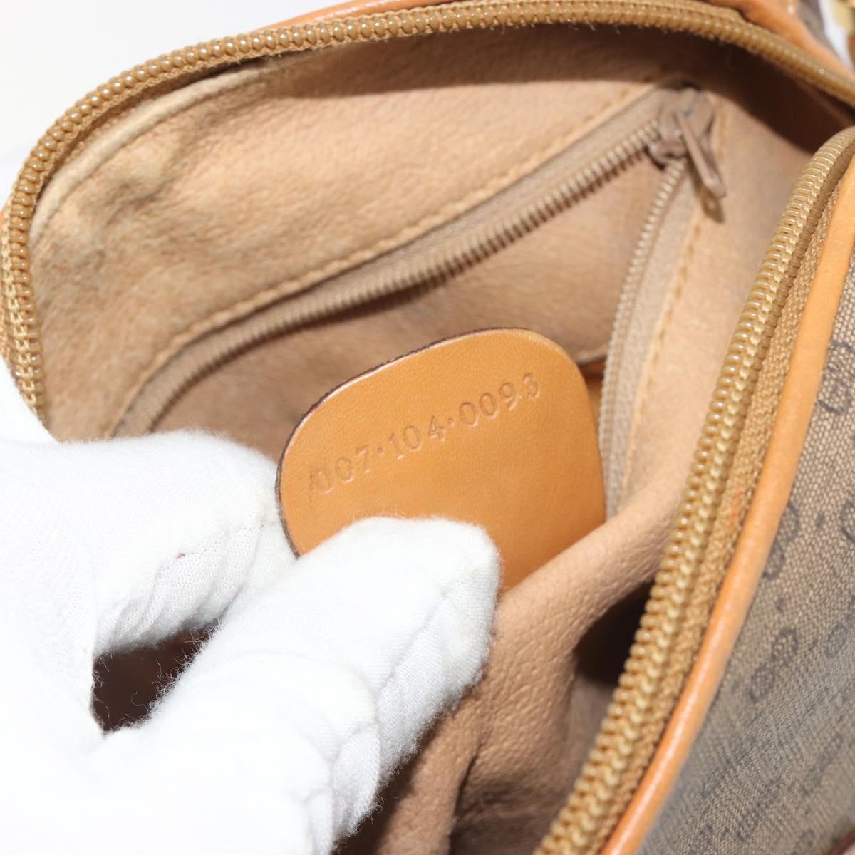 GUCCI Micro GG Supreme Shoulder Bag PVC Beige Gold 007 104 0093 Auth 194070