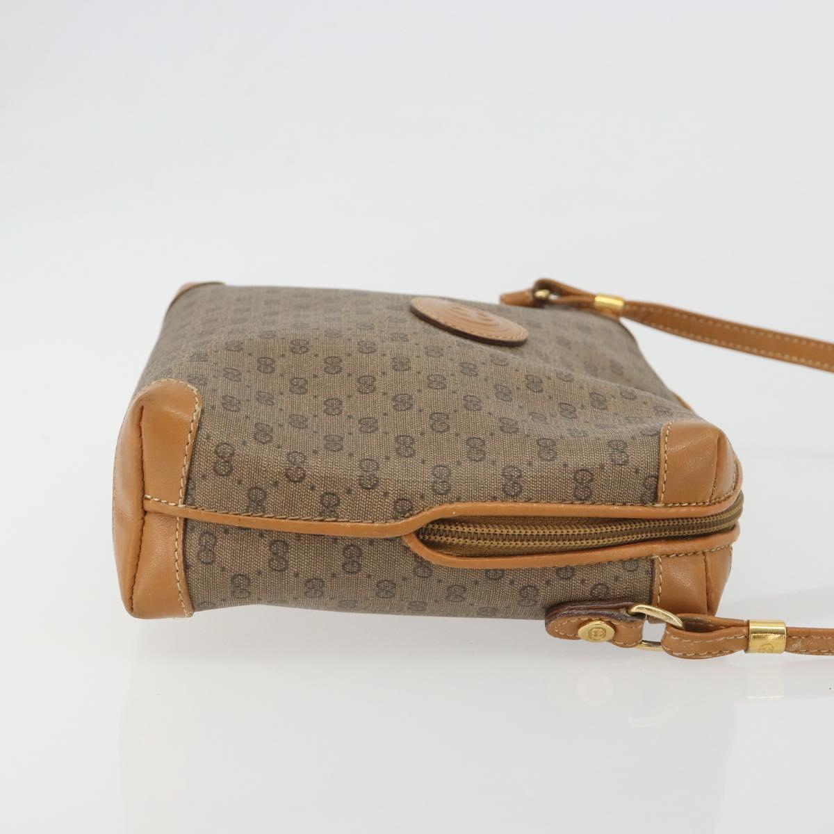 GUCCI Micro GG Supreme Shoulder Bag PVC Beige Gold 007 104 0093 Auth 194070