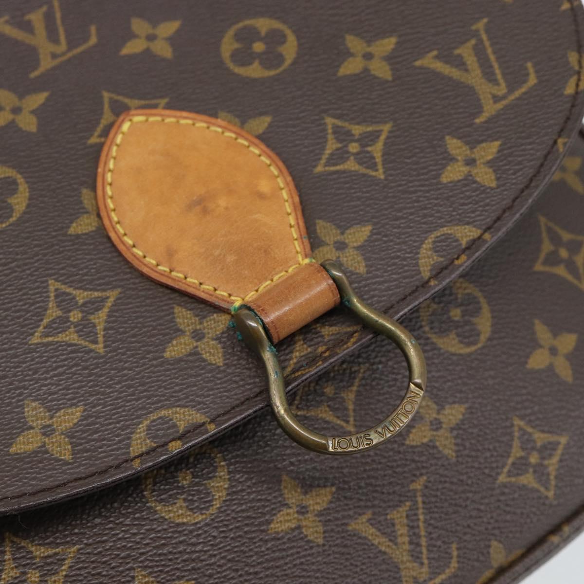 LOUIS VUITTON Monogram Saint Cloud GM Shoulder Bag M51242 LV Auth 194074