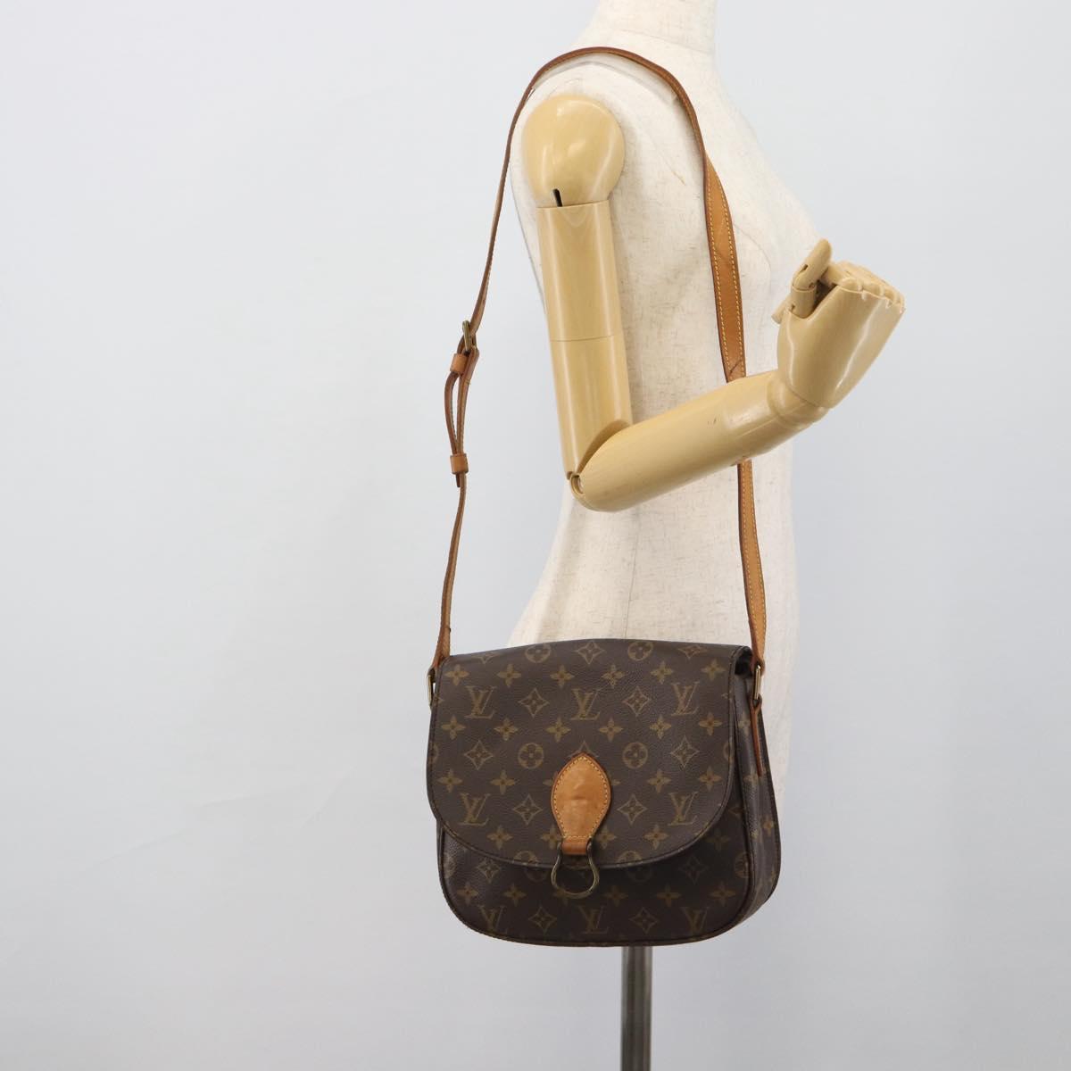 LOUIS VUITTON Monogram Saint Cloud GM Shoulder Bag M51242 LV Auth 194074
