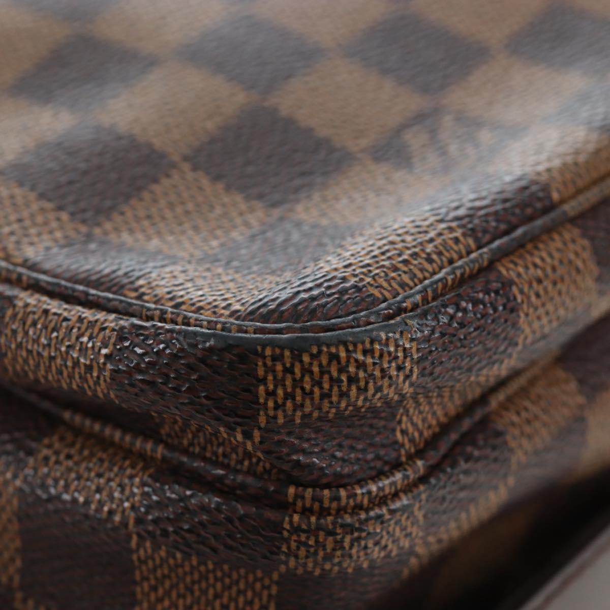 LOUIS VUITTON Damier Ebene Naviglio Shoulder Bag N45255 LV Auth 194075V