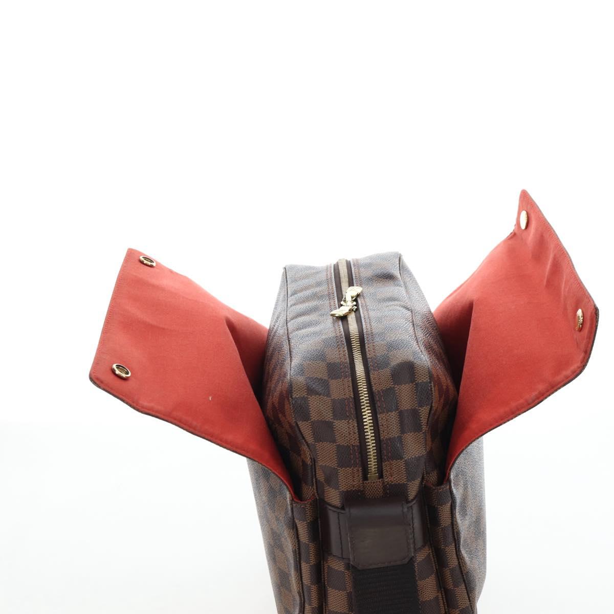 LOUIS VUITTON Damier Ebene Naviglio Shoulder Bag N45255 LV Auth 194075V