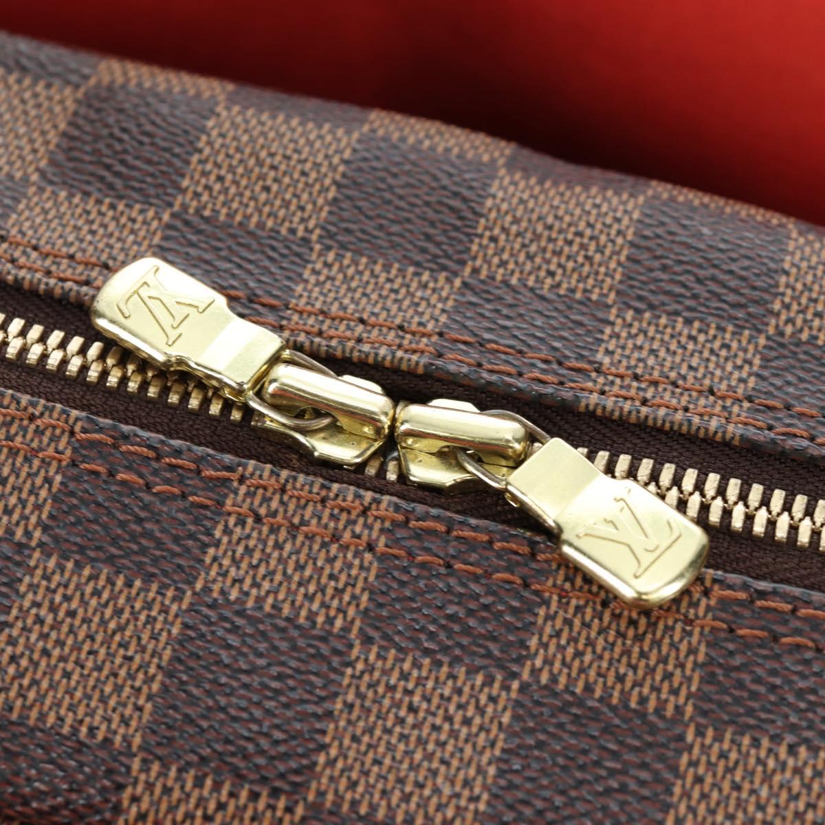 LOUIS VUITTON Damier Ebene Naviglio Shoulder Bag N45255 LV Auth 194075V