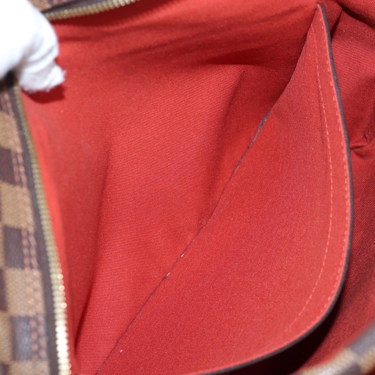 LOUIS VUITTON Damier Ebene Naviglio Shoulder Bag N45255 LV Auth 194075V
