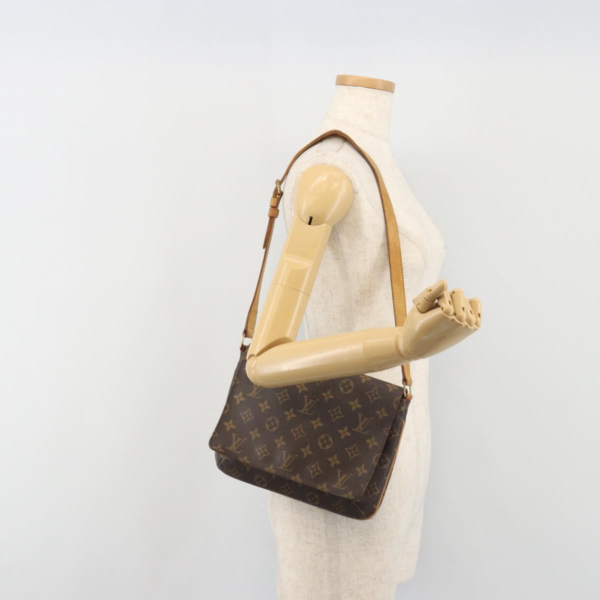 LOUIS VUITTON Monogram Musette Tango Shoulder Bag M51257 LV Auth 194076A