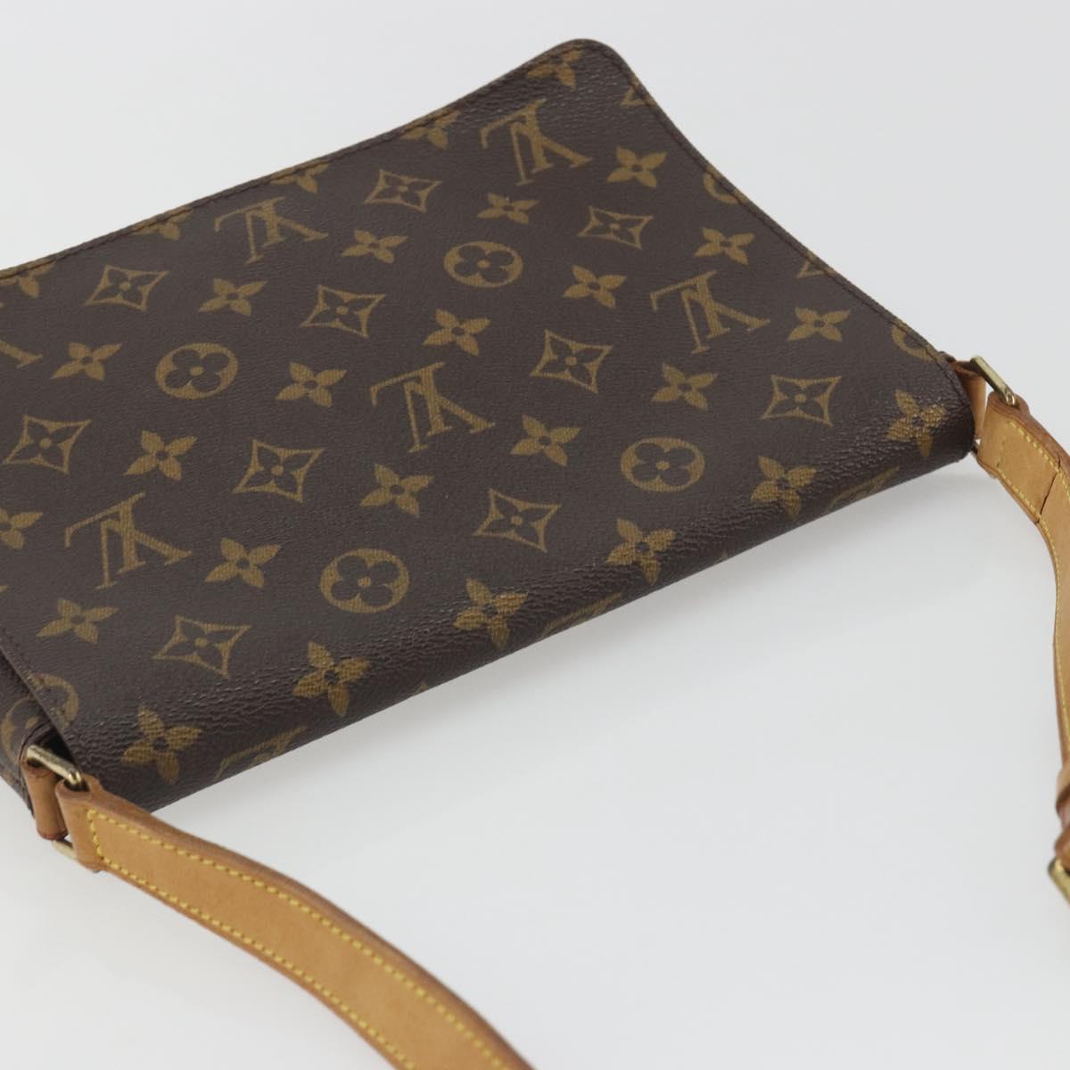 LOUIS VUITTON Monogram Musette Tango Shoulder Bag M51257 LV Auth 194076A