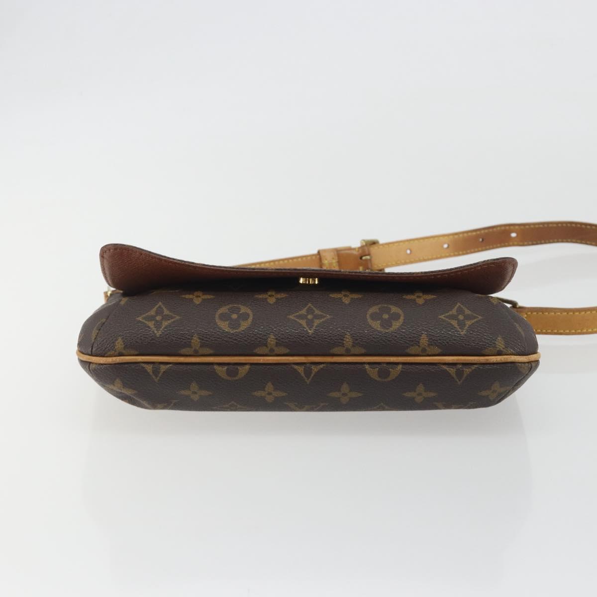 LOUIS VUITTON Monogram Musette Tango Shoulder Bag M51257 LV Auth 194076A