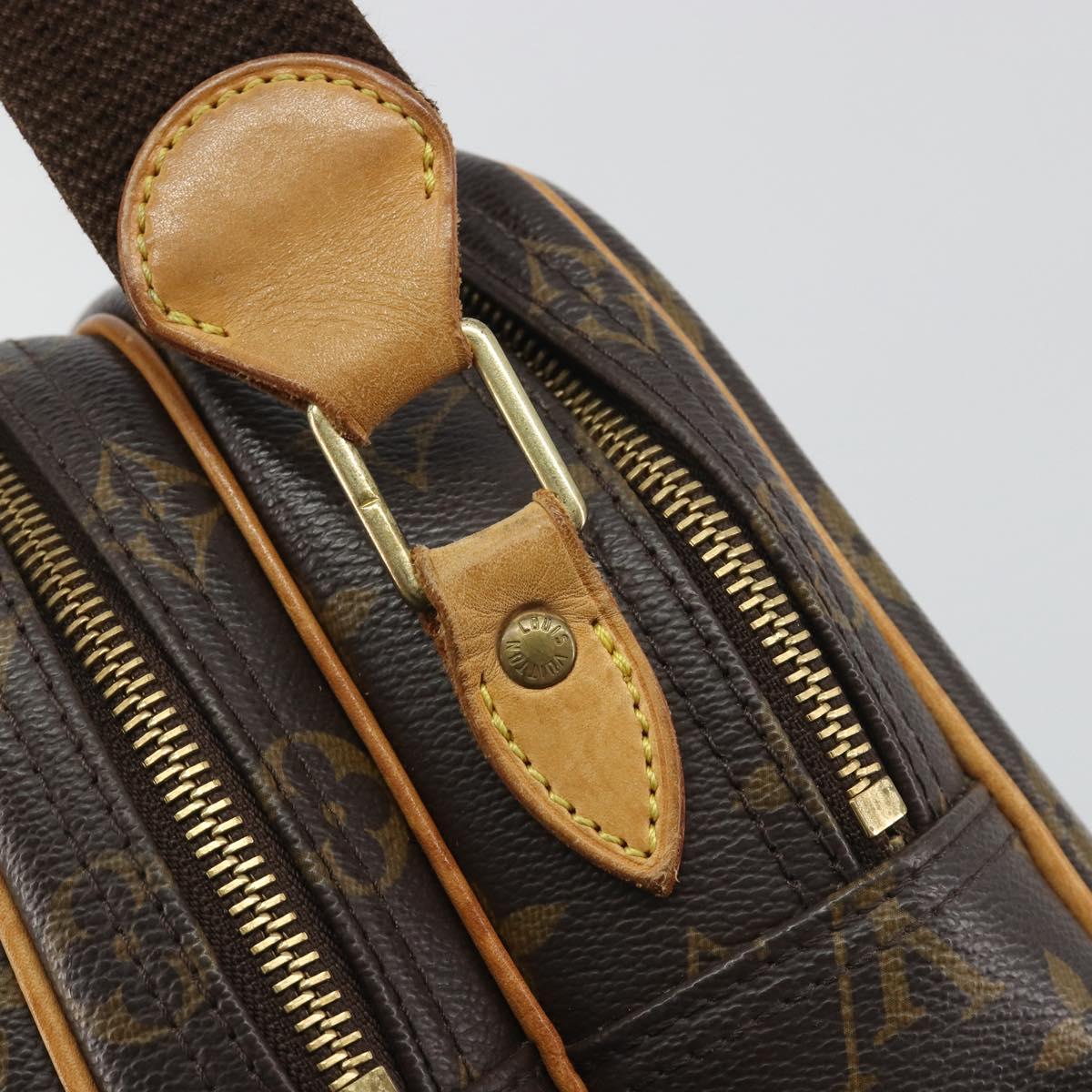 LOUIS VUITTON Monogram Reporter PM Shoulder Bag M45254 LV Auth 194081A