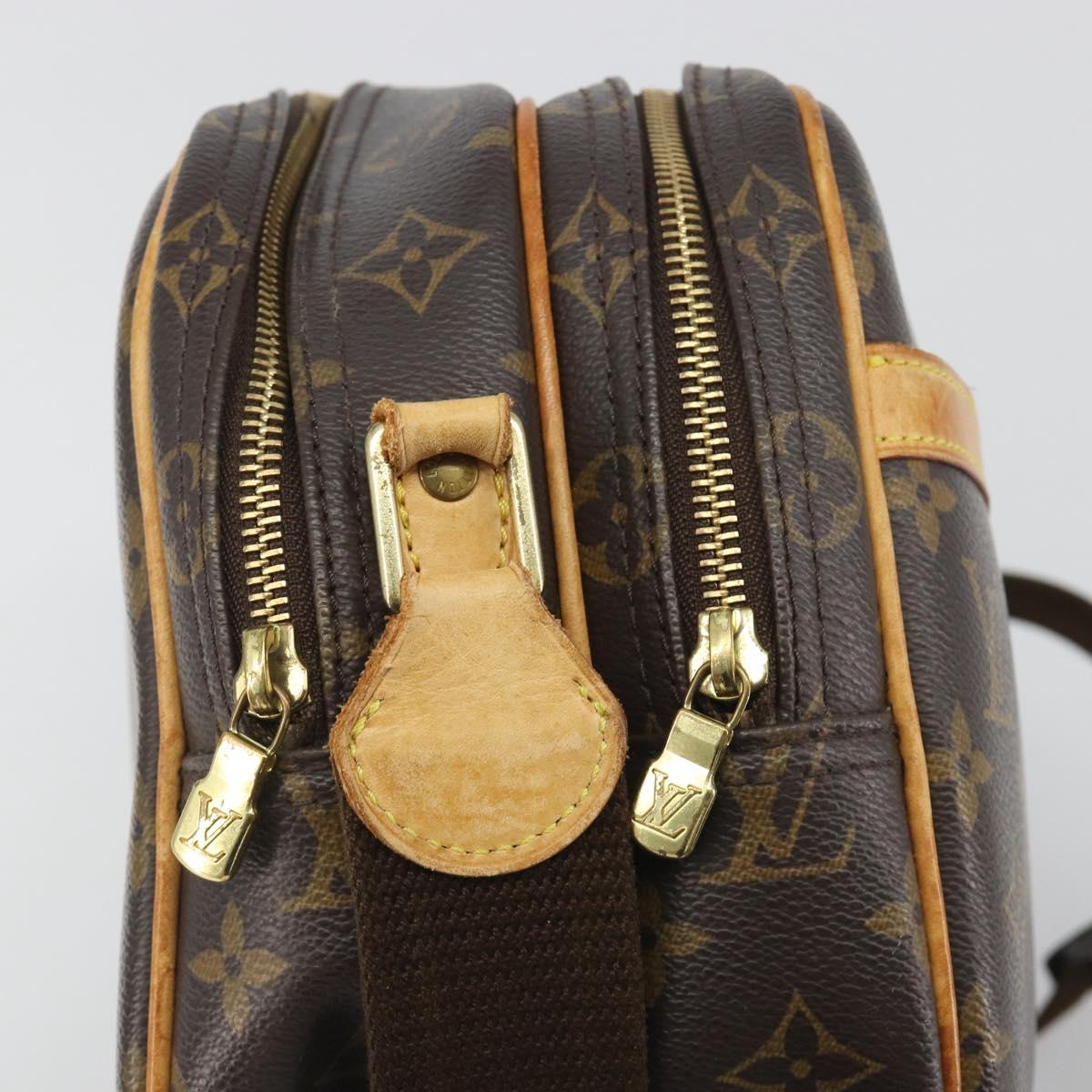 LOUIS VUITTON Monogram Reporter PM Shoulder Bag M45254 LV Auth 194081A