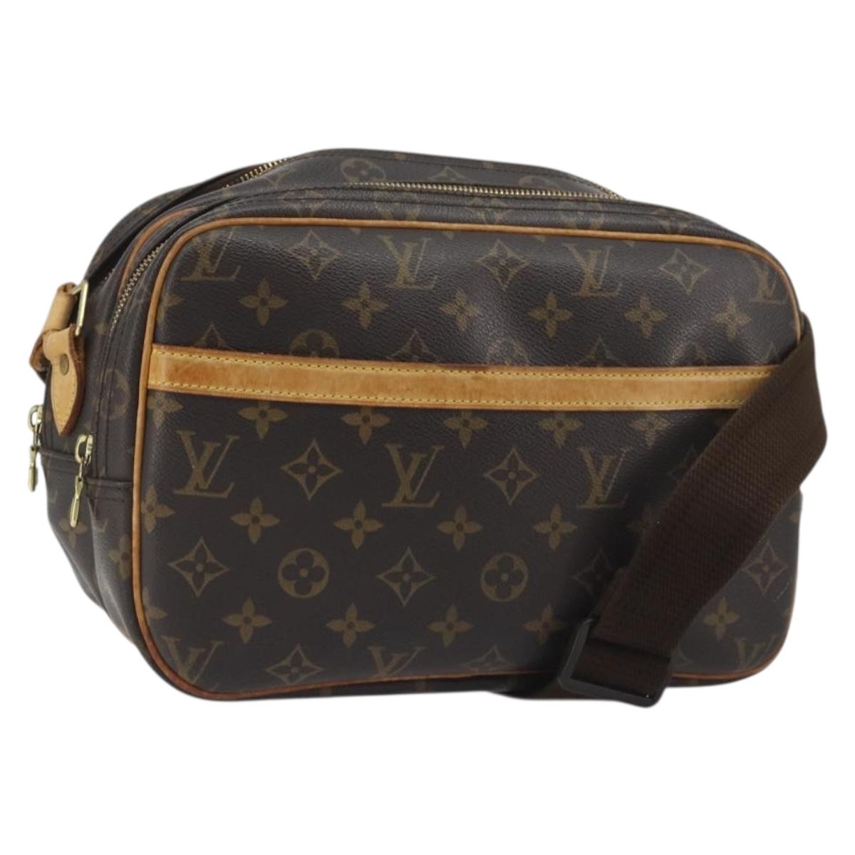 LOUIS VUITTON Monogram Reporter PM Shoulder Bag M45254 LV Auth 194081A