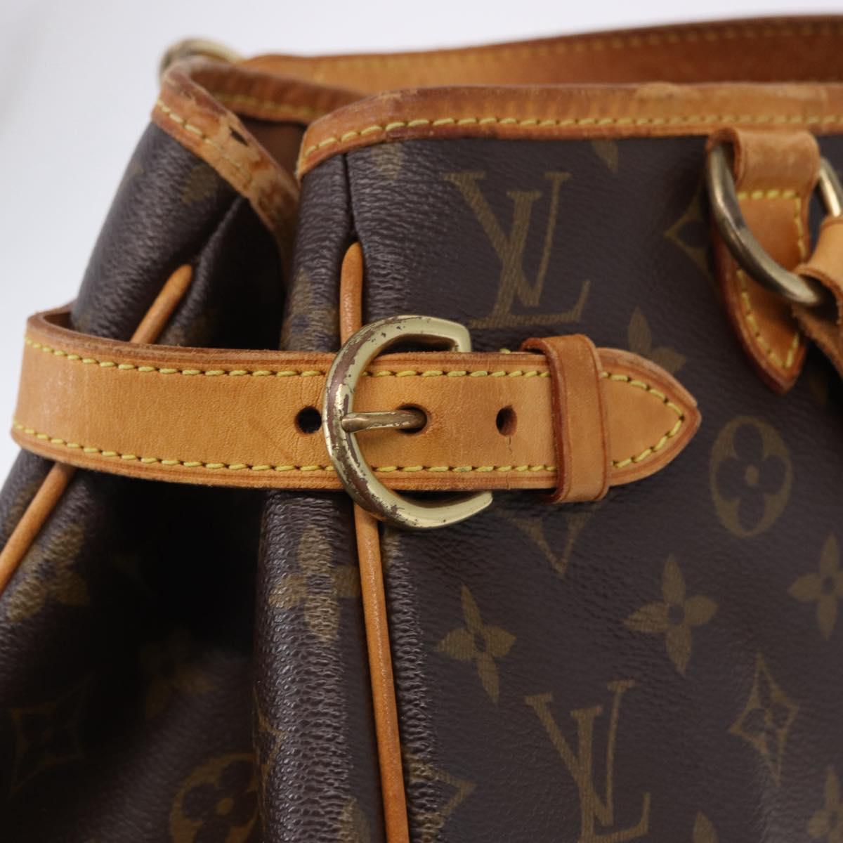 LOUIS VUITTON Monogram Batignolles Vertical Tote Bag M51153 LV Auth 194089