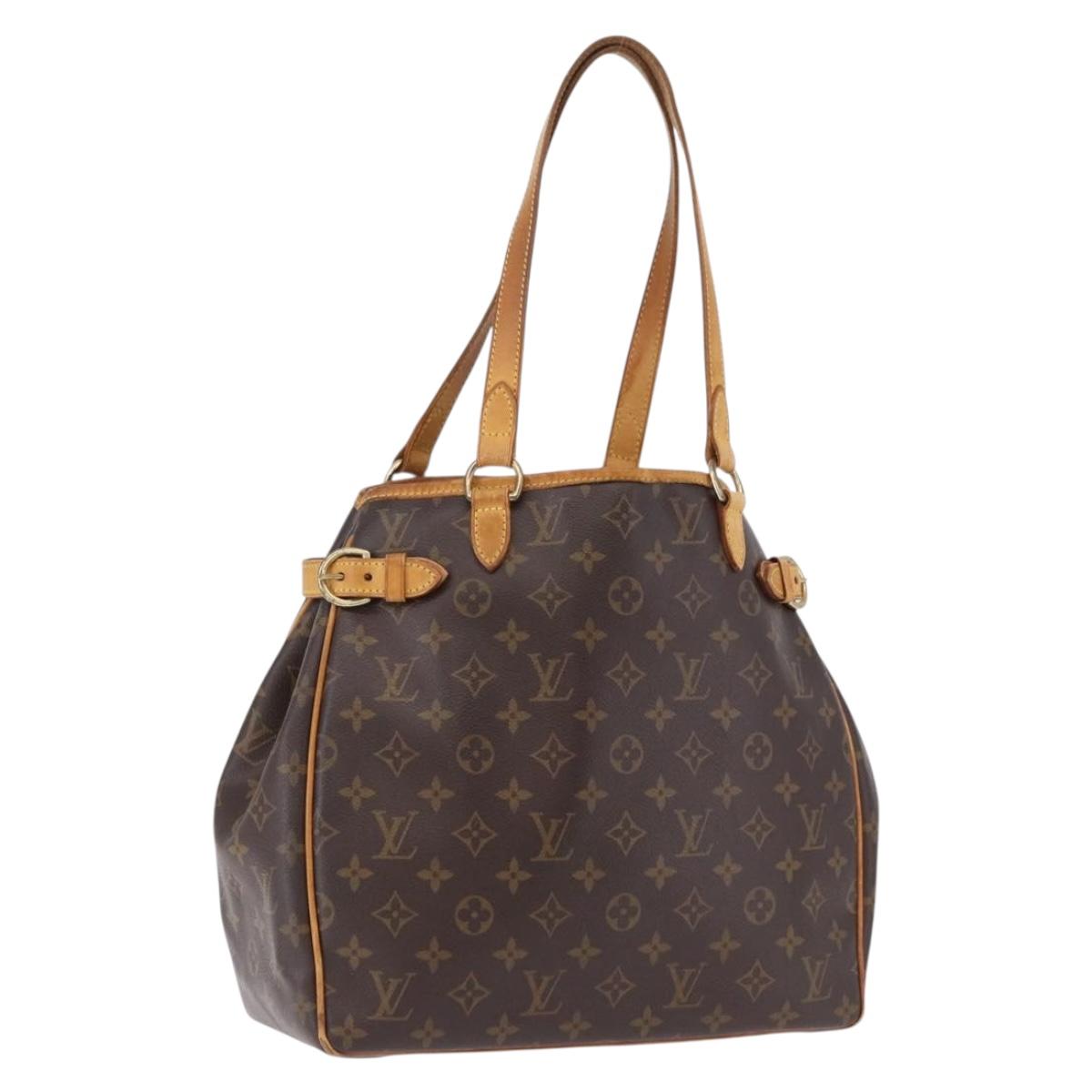 LOUIS VUITTON Monogram Batignolles Vertical Tote Bag M51153 LV Auth 194089