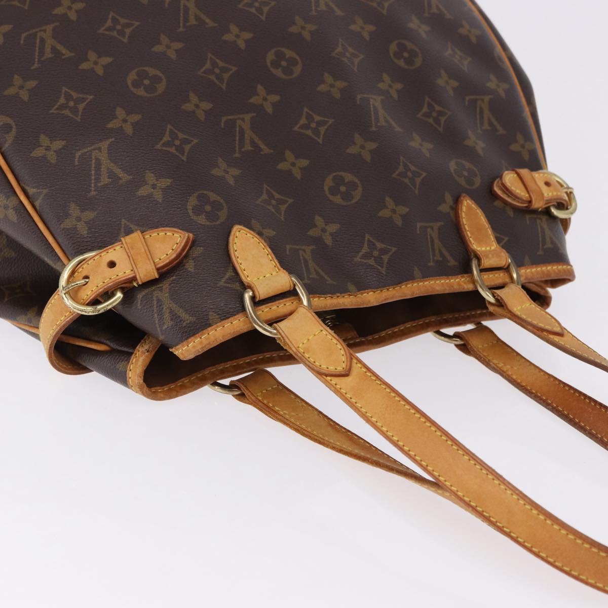 LOUIS VUITTON Monogram Batignolles Vertical Tote Bag M51153 LV Auth 194089