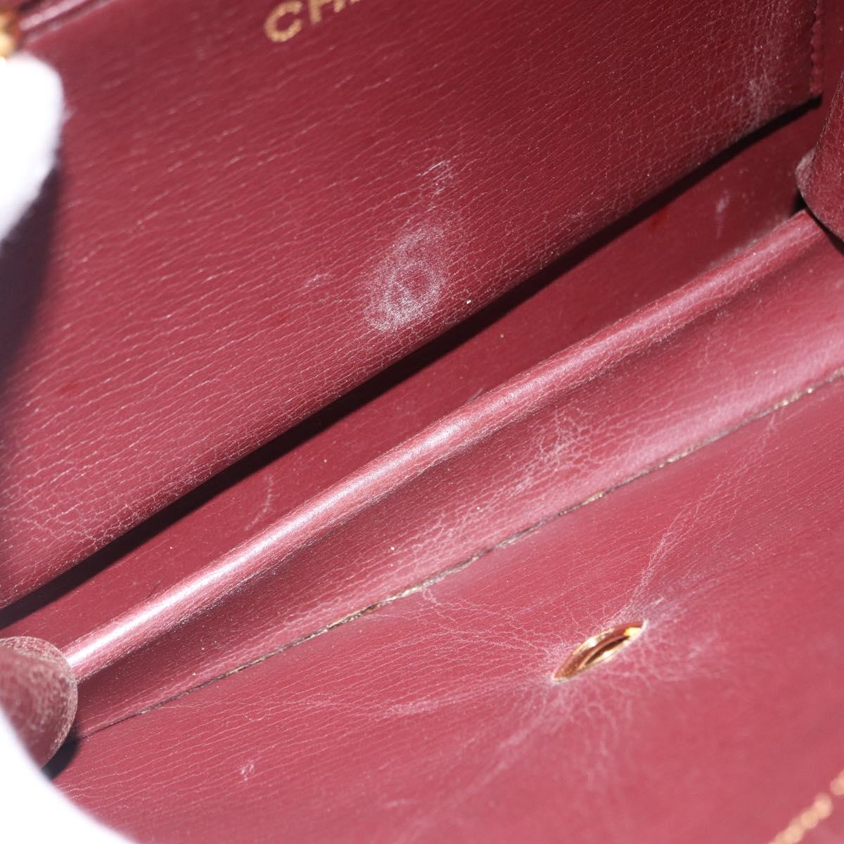 CHANEL Matelasse 23 Chain Shoulder Bag Lamb Skin Black Gold Tone CC Auth 194101V
