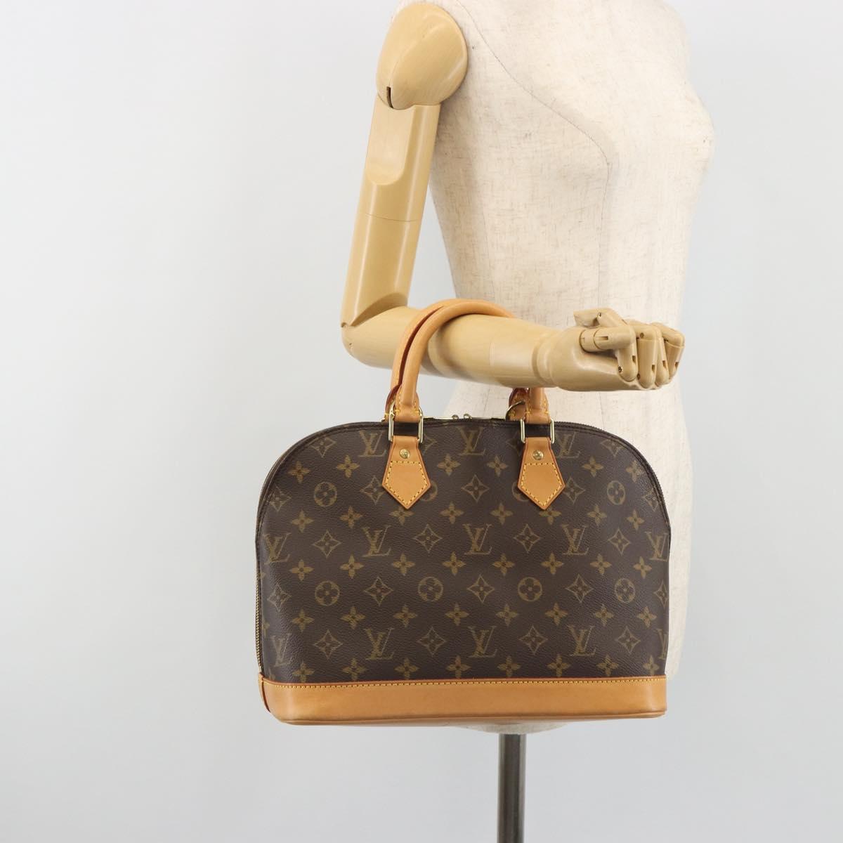 LOUIS VUITTON Monogram Alma Hand Bag M51130 LV Auth 194103SAV