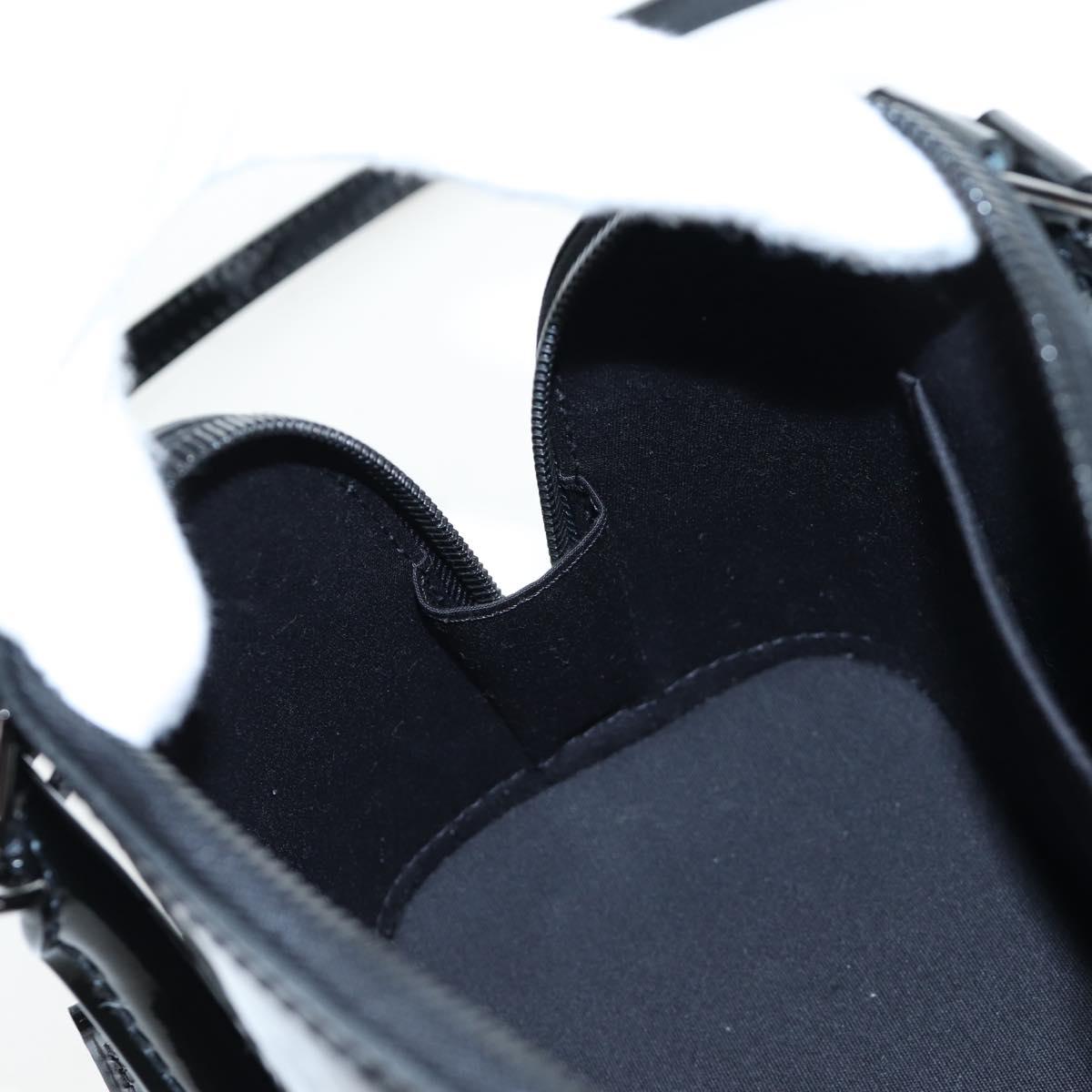LOUIS VUITTON Monogram Vernis Alma BB Hand Bag Noir Manetic M90063 Auth 194104SM