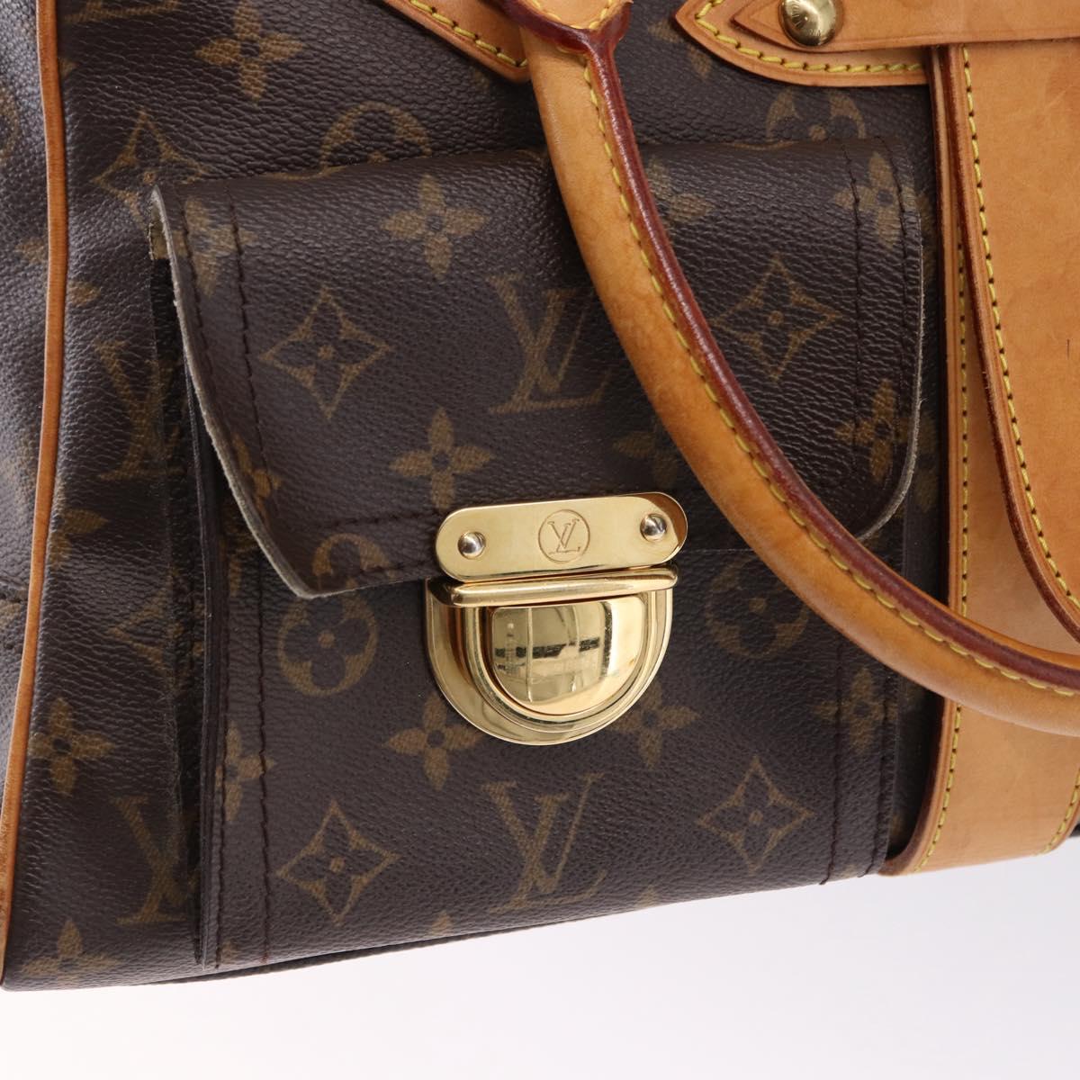 LOUIS VUITTON Monogram Manhattan GM Hand Bag M40025 LV Auth 194123