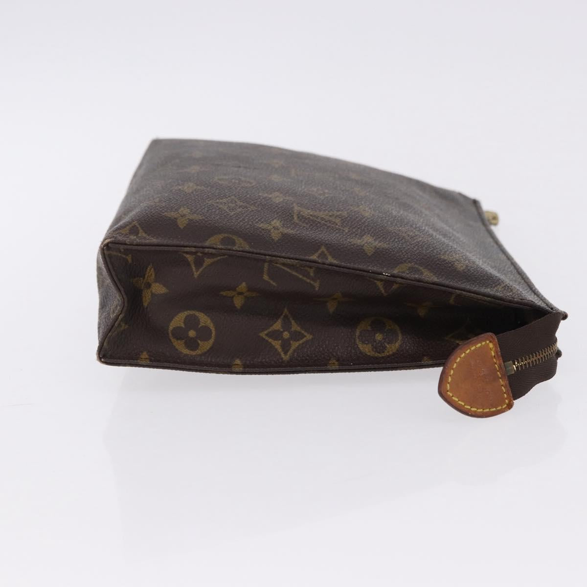 LOUIS VUITTON Monogram Poche Toilette 26 Pouch M47542 LV Auth 194124