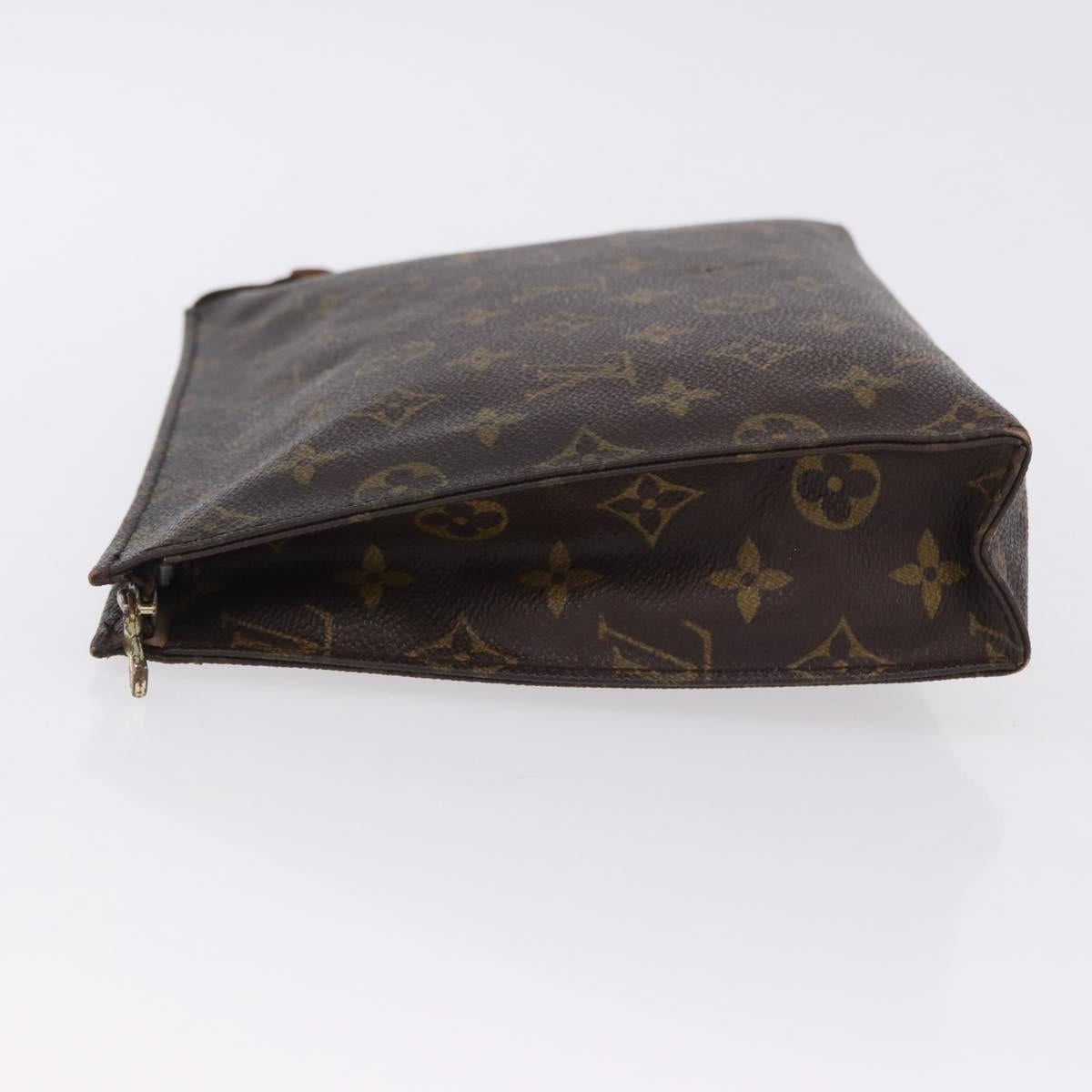 LOUIS VUITTON Monogram Poche Toilette 26 Pouch M47542 LV Auth 194124