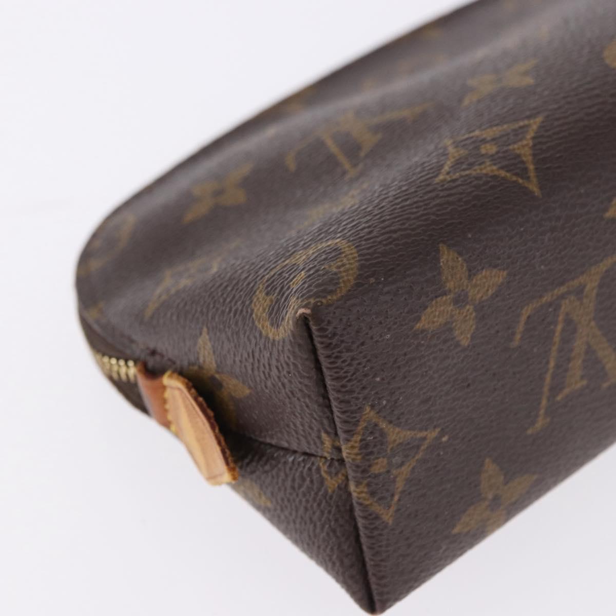 LOUIS VUITTON Monogram Pochette Cosmetic PM Cosmetic Pouch M47515 LV Auth 194126